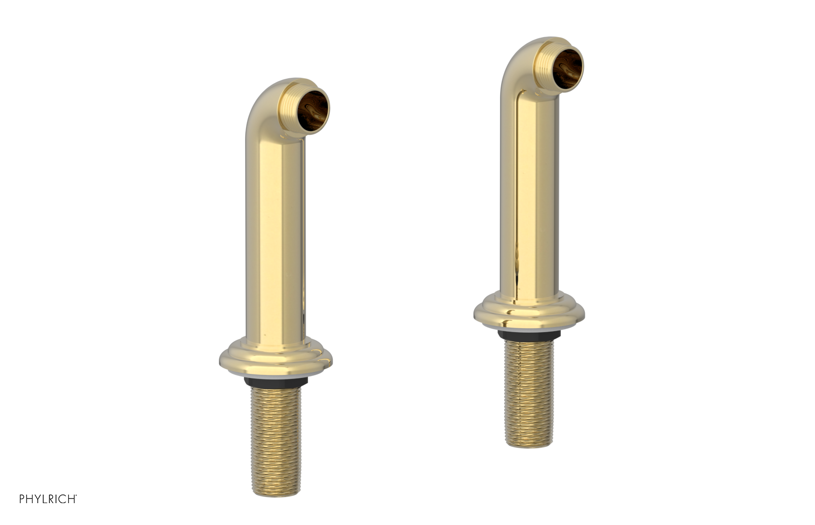 Pair of 5" Deck Risers Only  (Does NOT Include Tub Filler or Hand Shower) 3-307