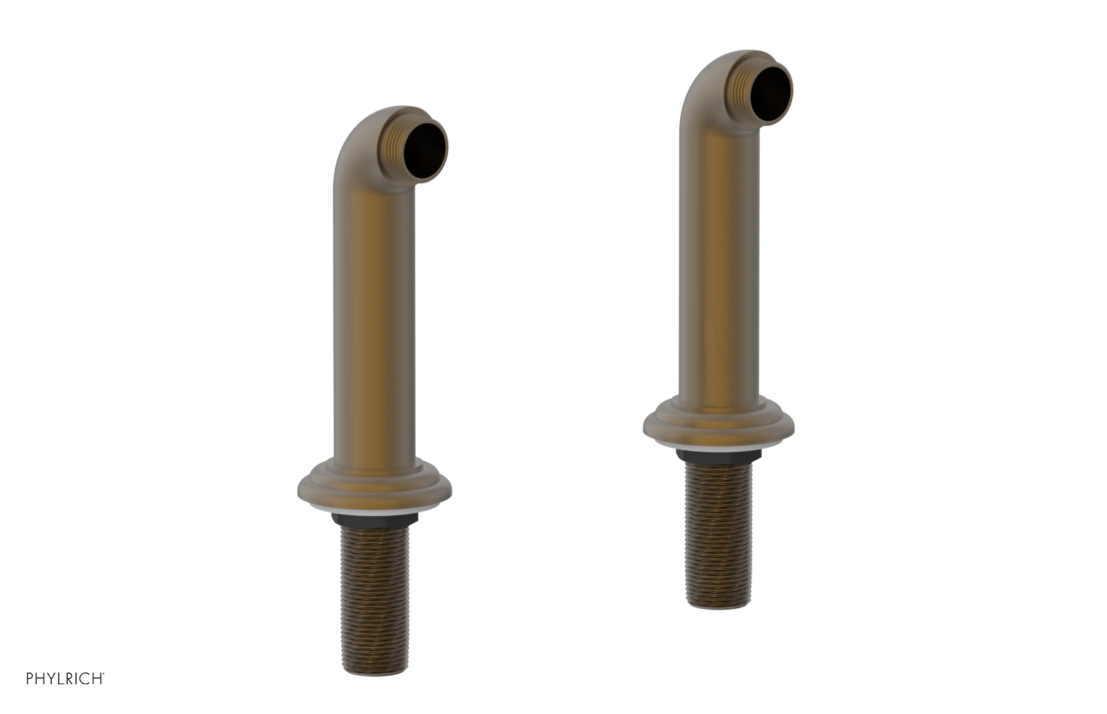 Pair of 5" Deck Risers Only  (Does NOT Include Tub Filler or Hand Shower) 3-307