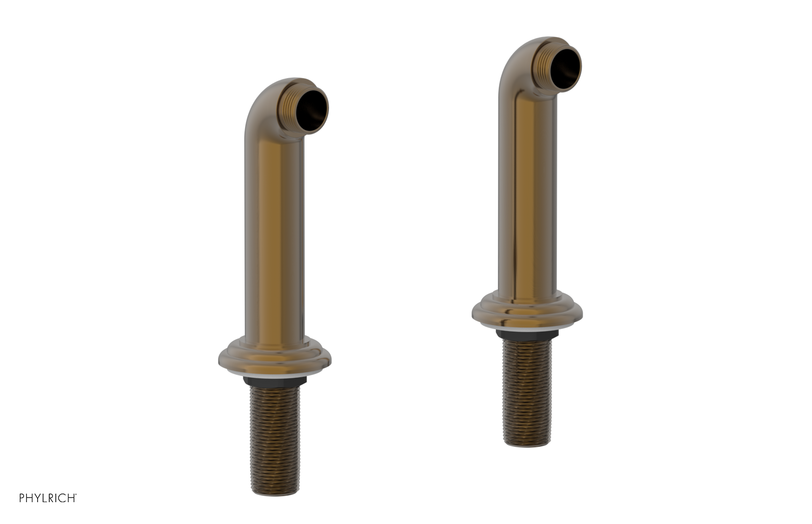 Pair of 5" Deck Risers Only  (Does NOT Include Tub Filler or Hand Shower) 3-307