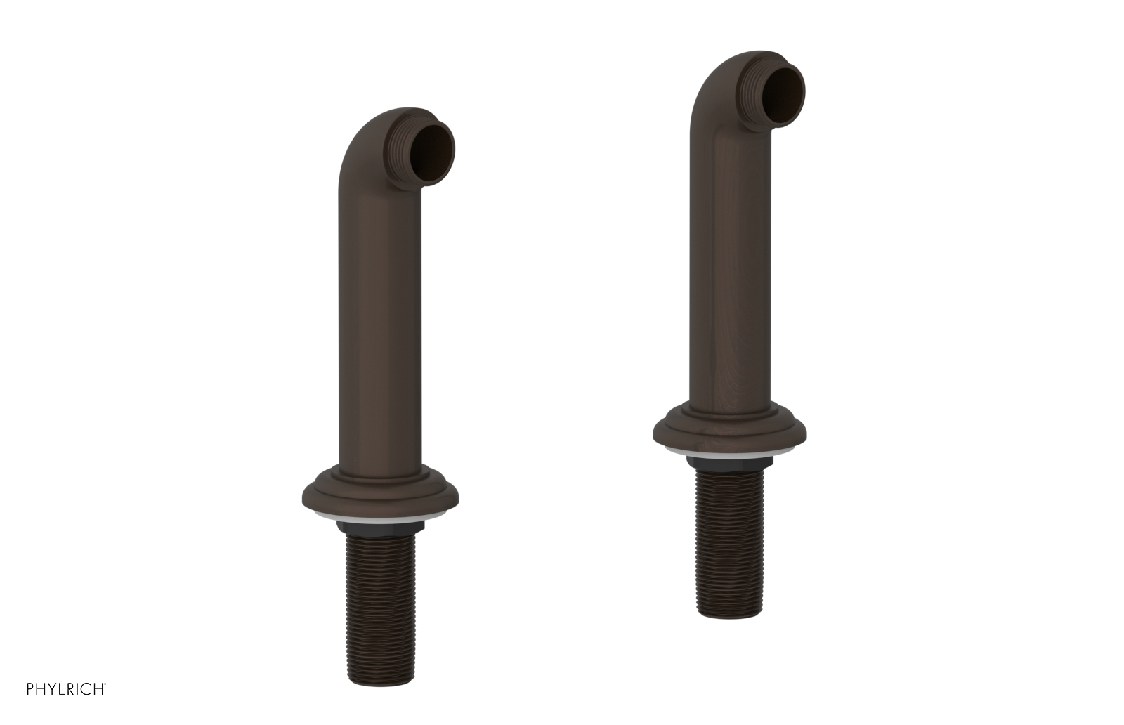 Pair of 5" Deck Risers Only  (Does NOT Include Tub Filler or Hand Shower) 3-307