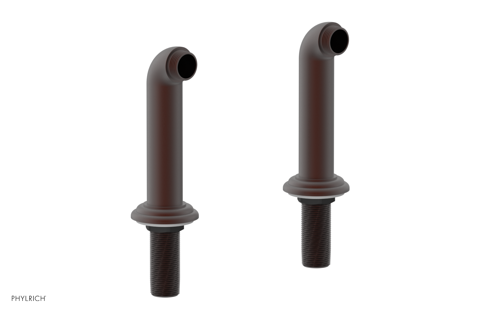 Pair of 5" Deck Risers Only  (Does NOT Include Tub Filler or Hand Shower) 3-307