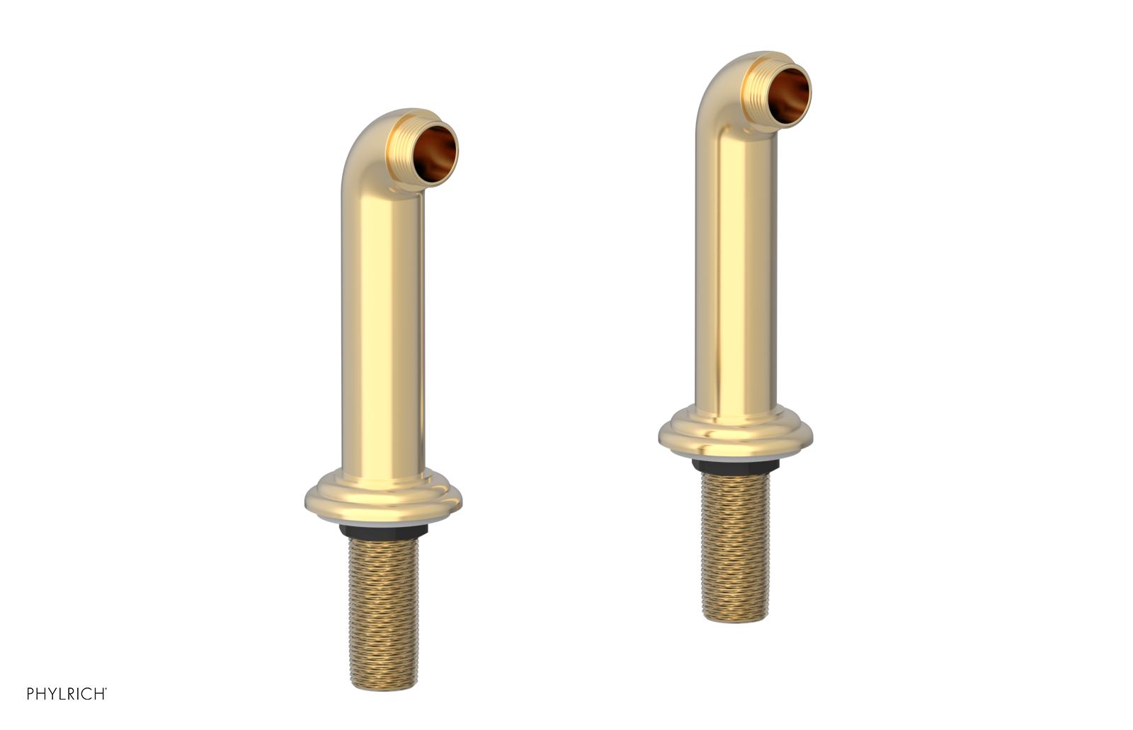 Pair of 5" Deck Risers Only  (Does NOT Include Tub Filler or Hand Shower) 3-307