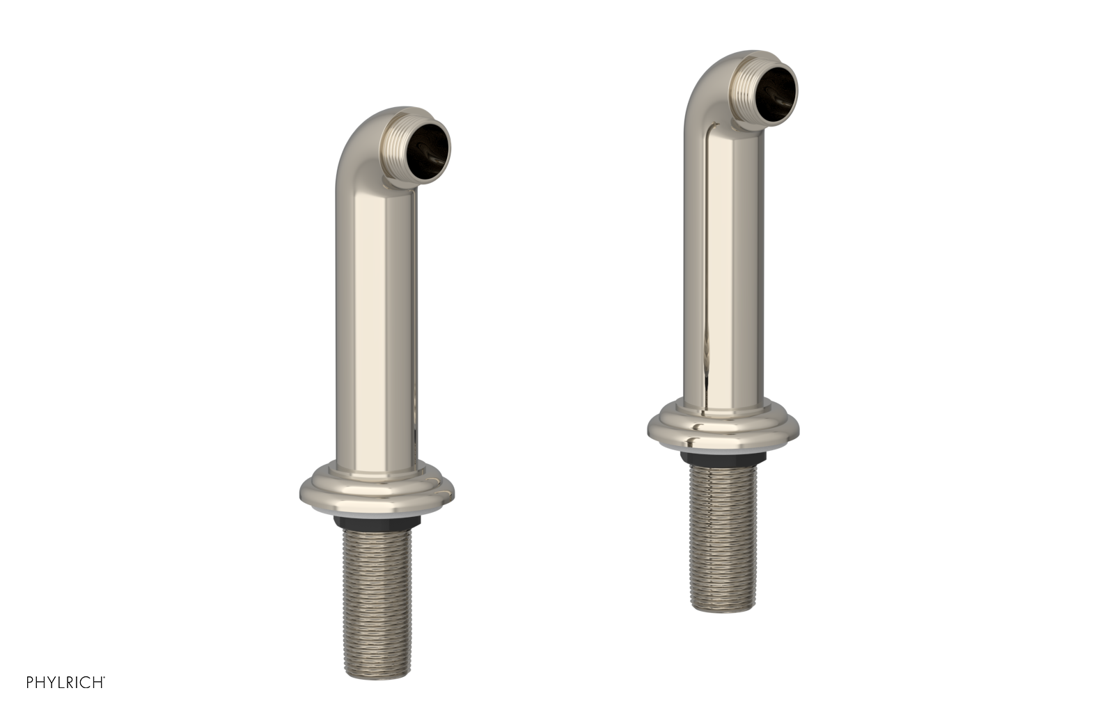 Pair of 5" Deck Risers Only  (Does NOT Include Tub Filler or Hand Shower) 3-307