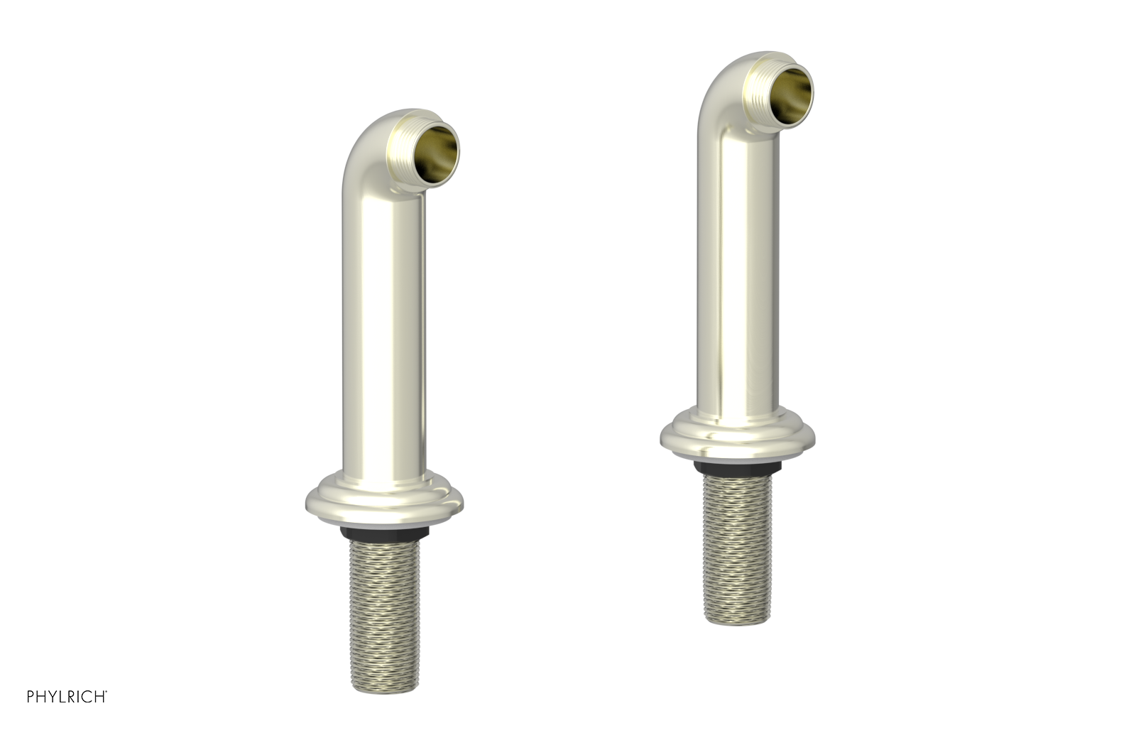 Pair of 5" Deck Risers Only  (Does NOT Include Tub Filler or Hand Shower) 3-307