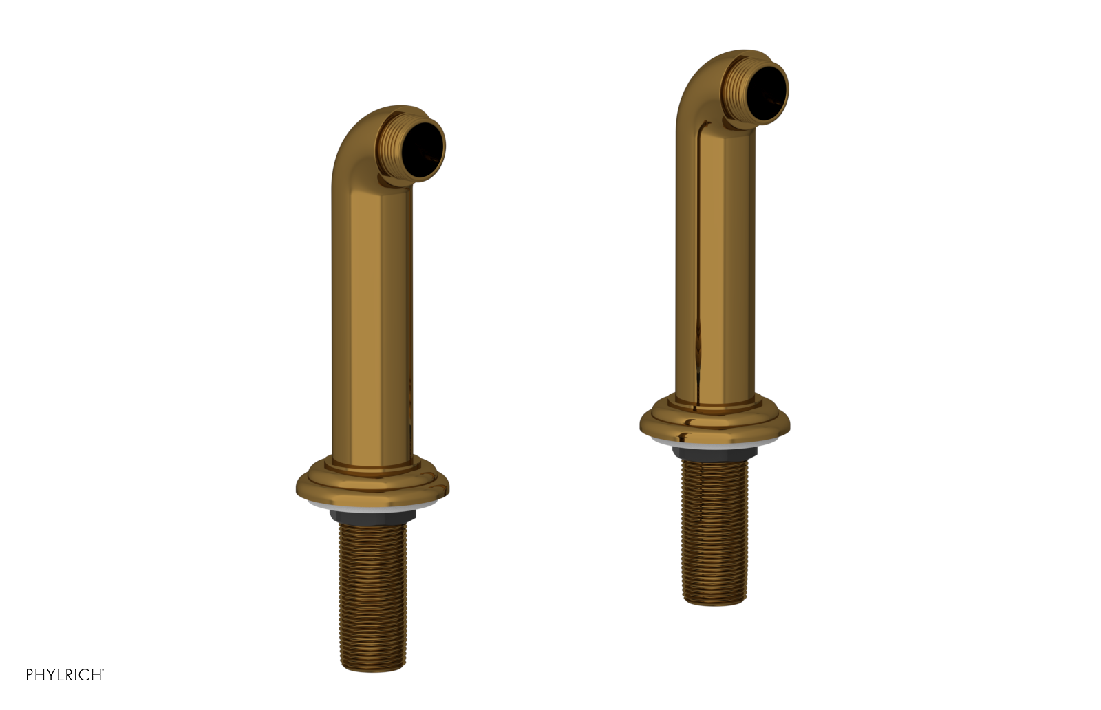 Pair of 5" Deck Risers Only  (Does NOT Include Tub Filler or Hand Shower) 3-307