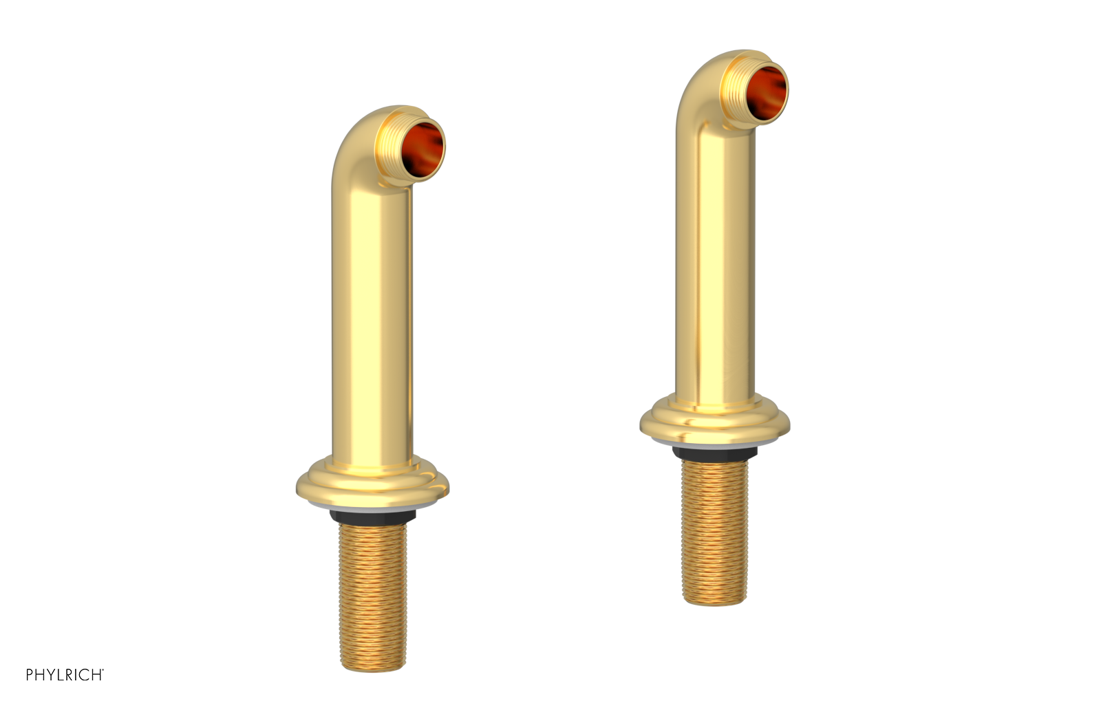 Pair of 5" Deck Risers Only  (Does NOT Include Tub Filler or Hand Shower) 3-307