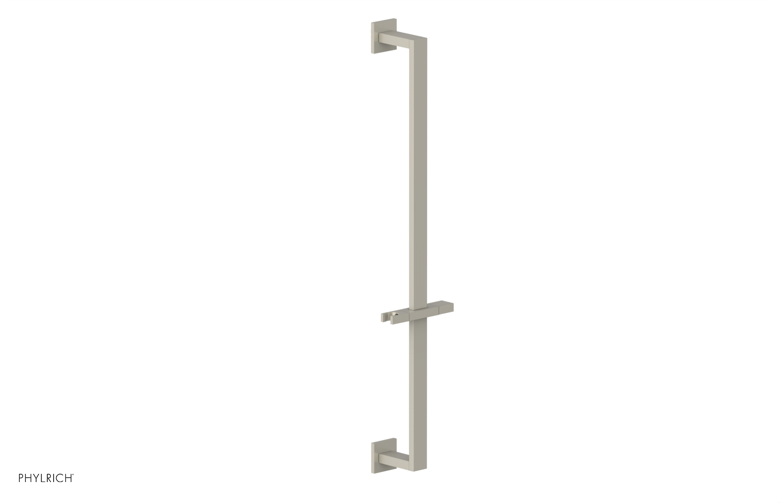 27" Flat Adjustable Slide Bar with Hand Shower Hook 3-502