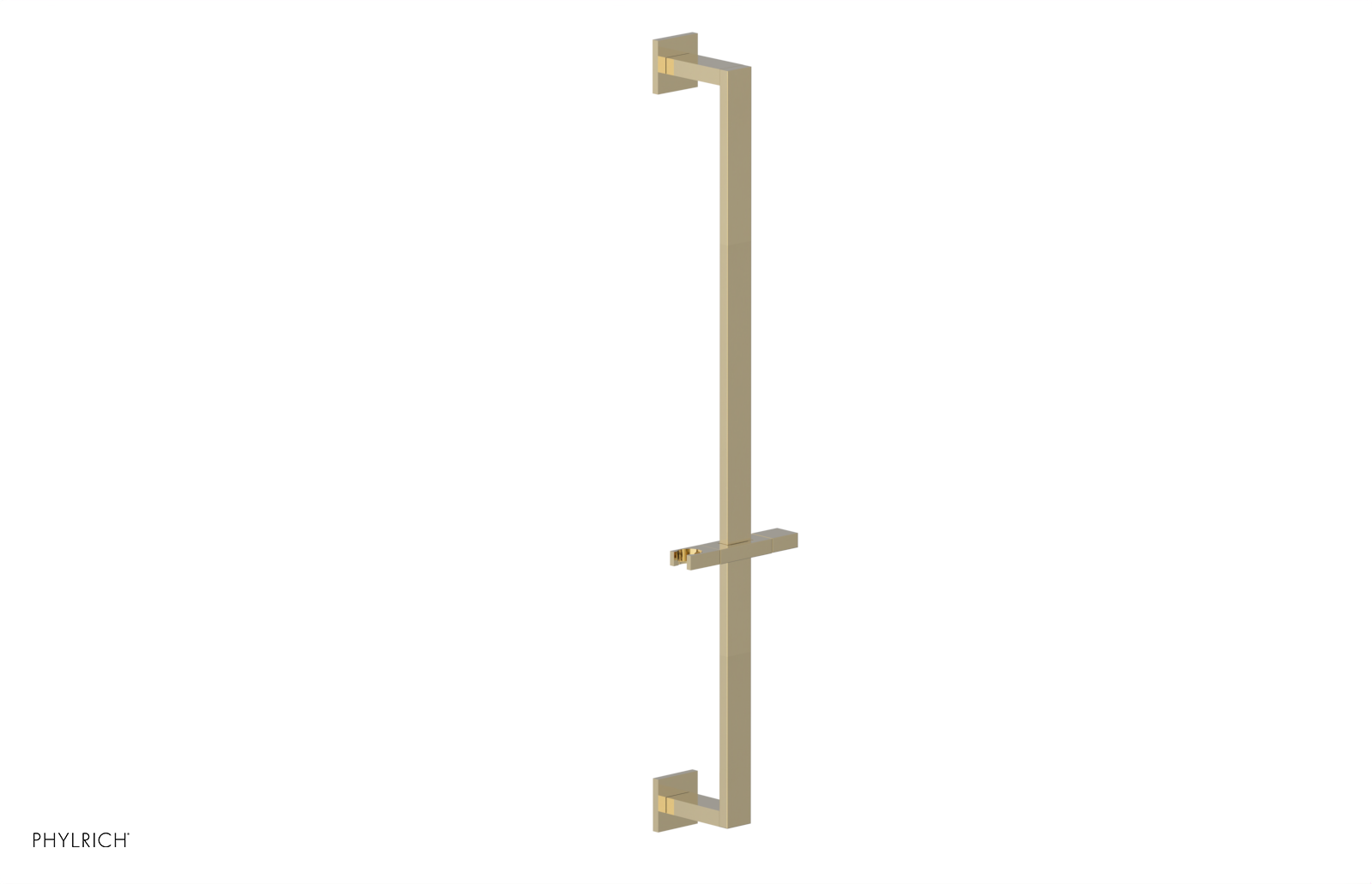 27" Flat Adjustable Slide Bar with Hand Shower Hook 3-502