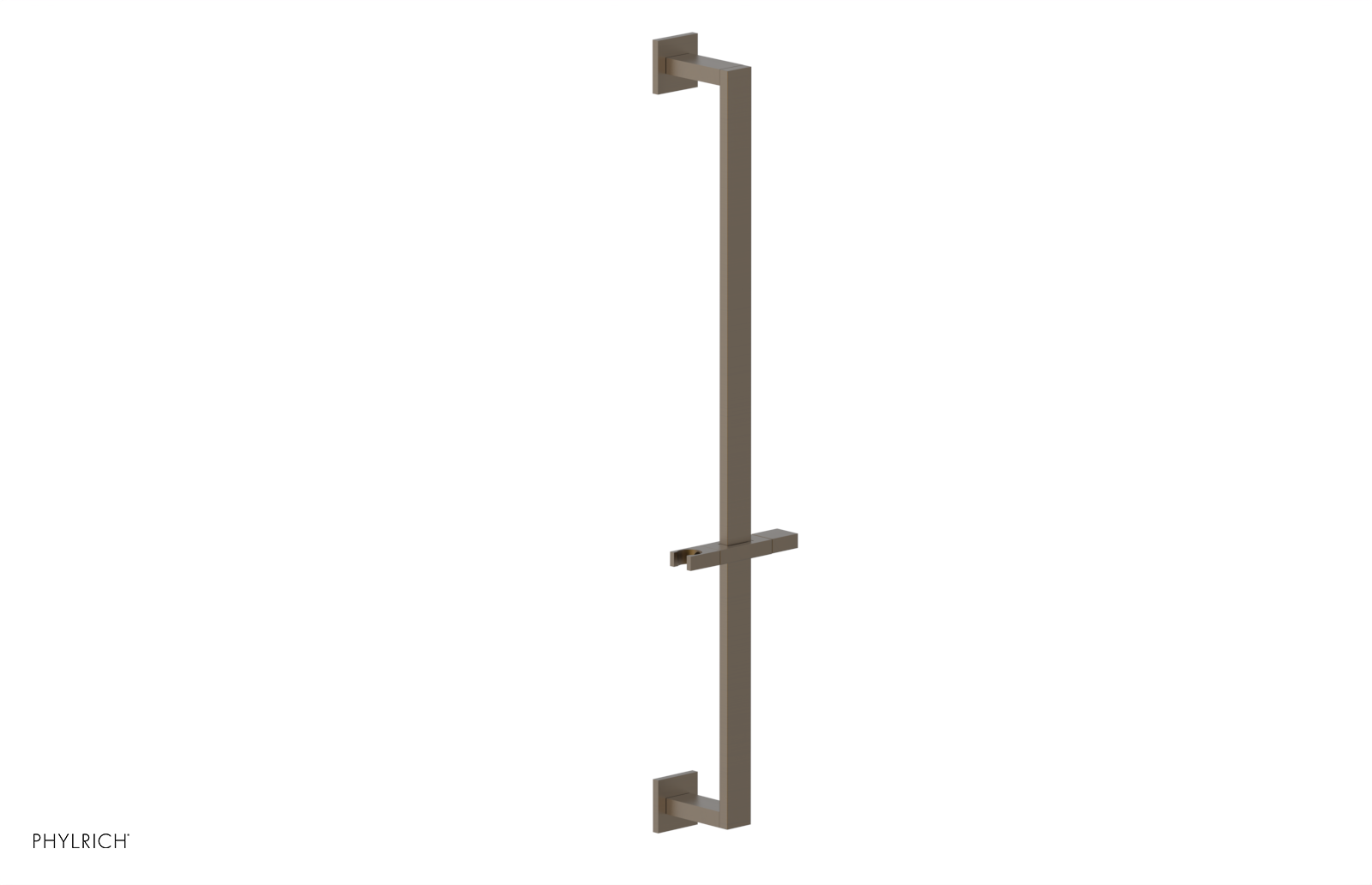 27" Flat Adjustable Slide Bar with Hand Shower Hook 3-502