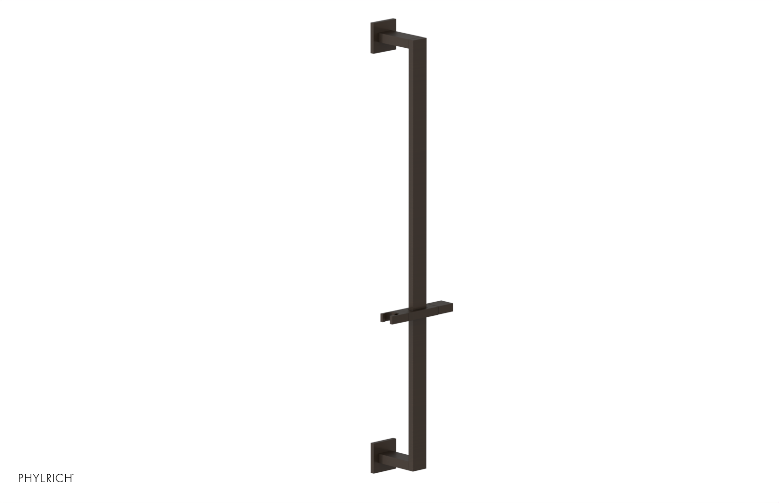27" Flat Adjustable Slide Bar with Hand Shower Hook 3-502