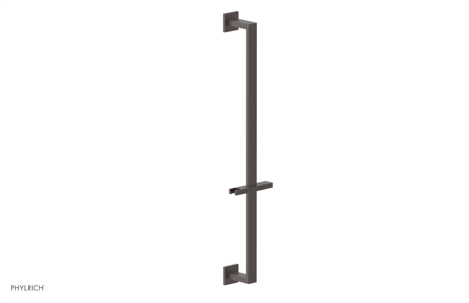 27" Flat Adjustable Slide Bar with Hand Shower Hook 3-502