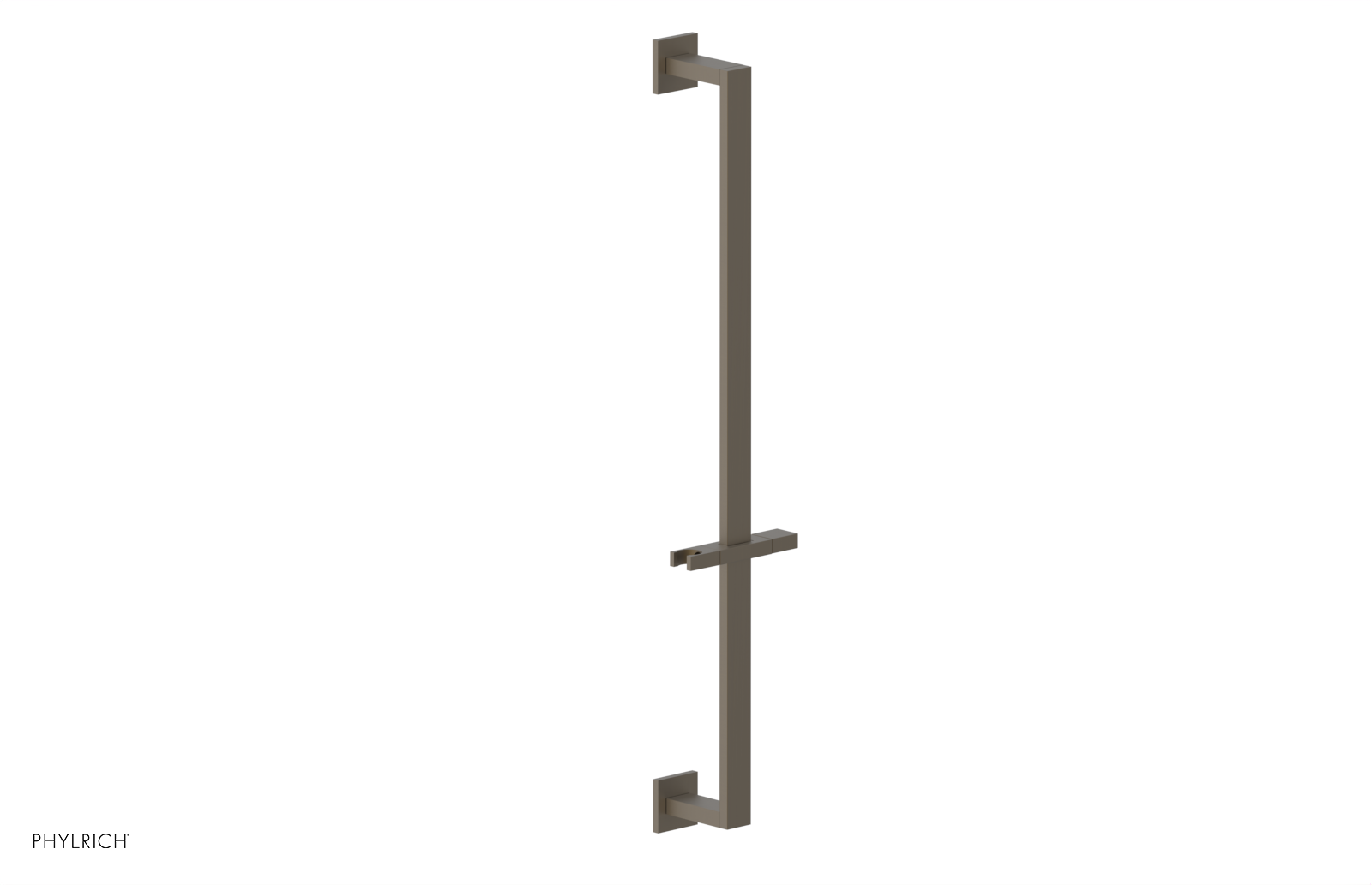 27" Flat Adjustable Slide Bar with Hand Shower Hook 3-502