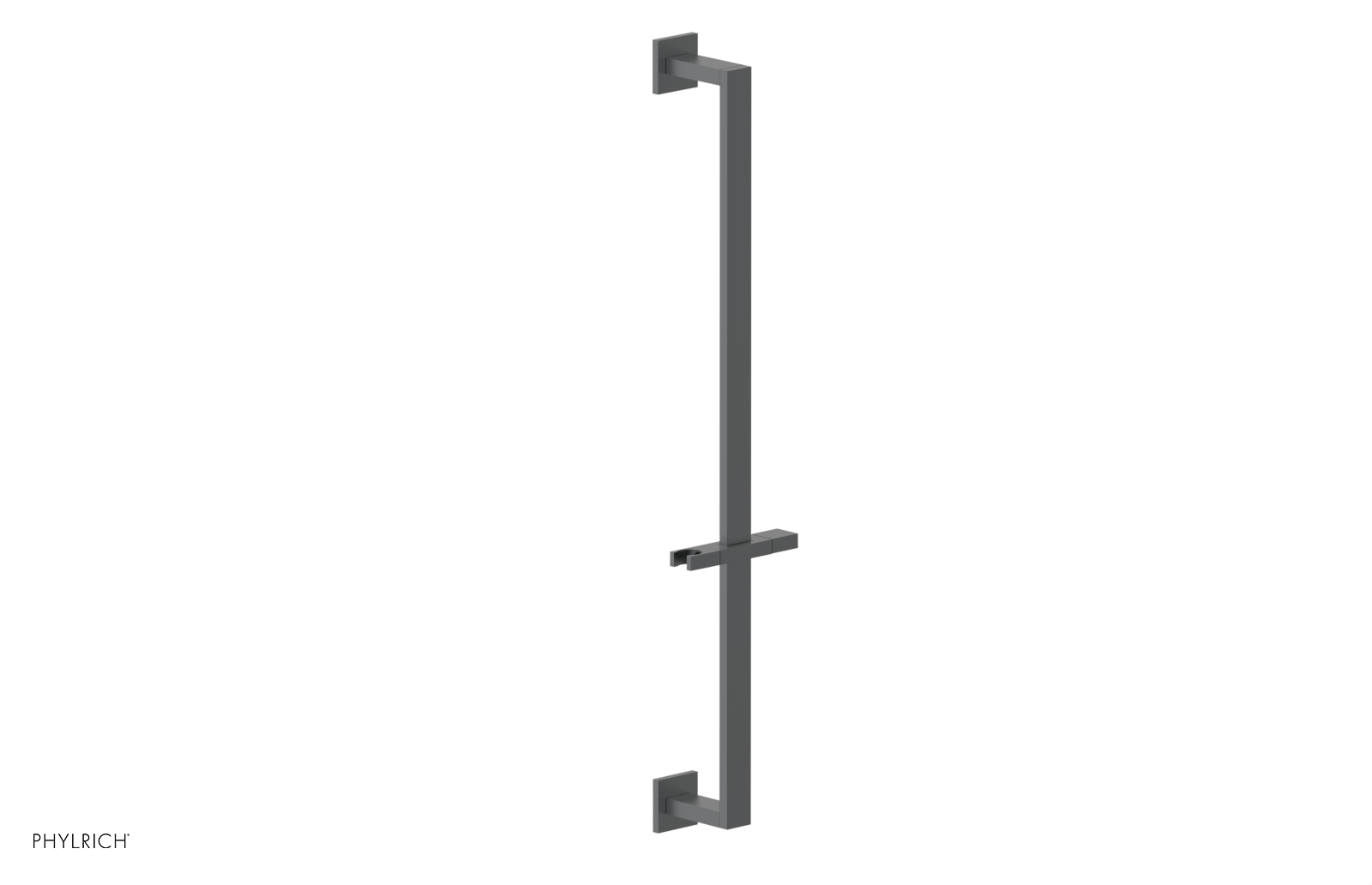 27" Flat Adjustable Slide Bar with Hand Shower Hook 3-502