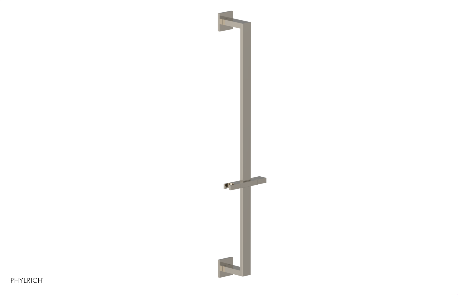 27" Flat Adjustable Slide Bar with Hand Shower Hook 3-502