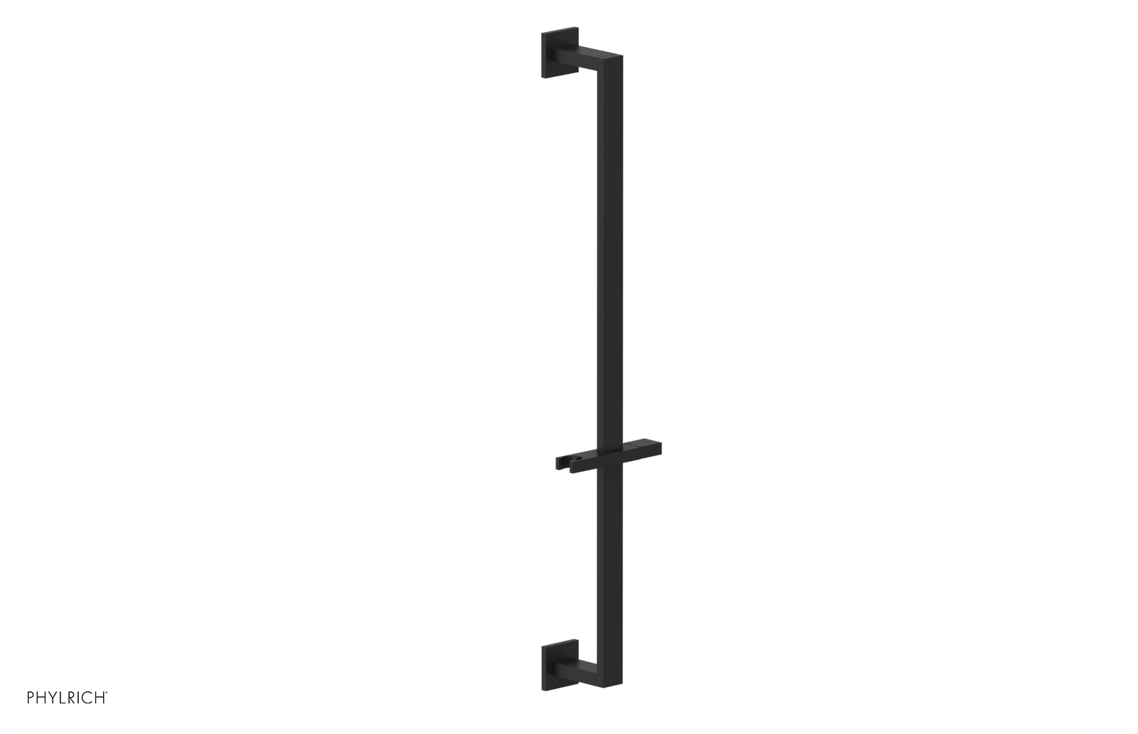 27" Flat Adjustable Slide Bar with Hand Shower Hook 3-502