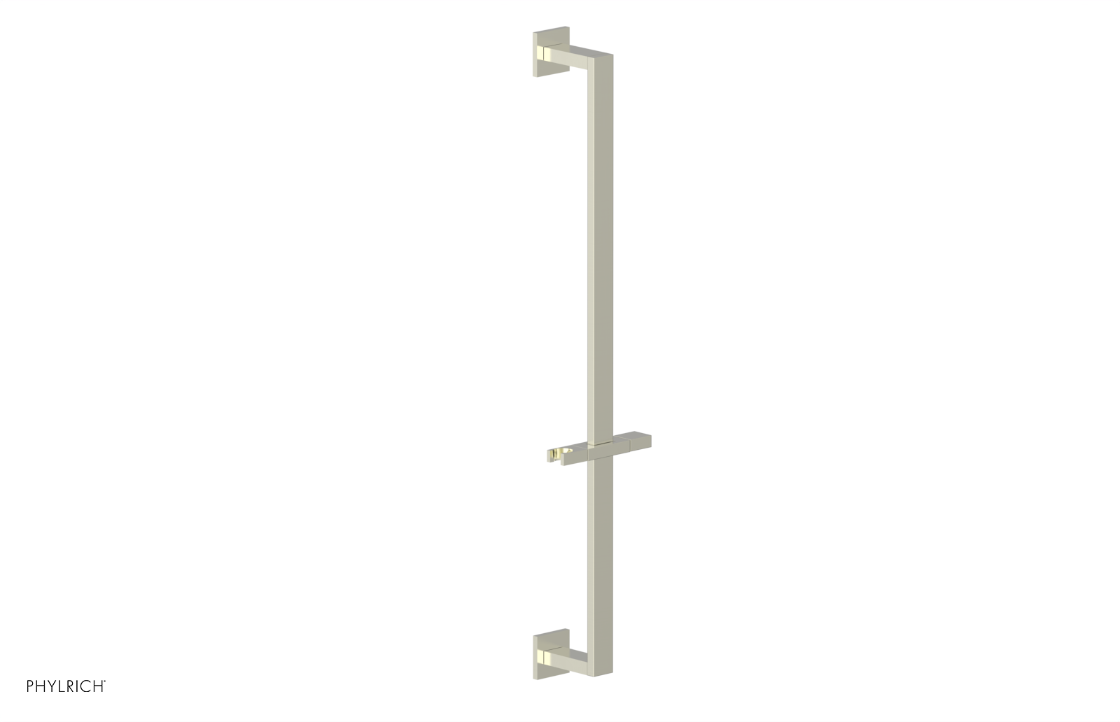 27" Flat Adjustable Slide Bar with Hand Shower Hook 3-502