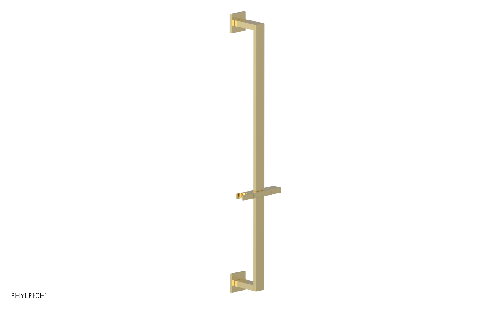 27" Flat Adjustable Slide Bar with Hand Shower Hook 3-502
