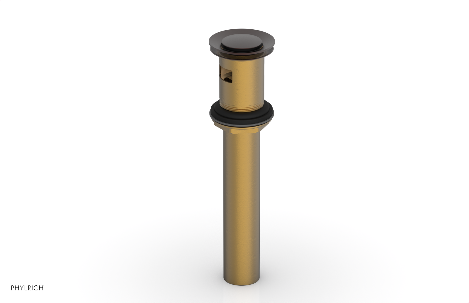 Push To Close Drain with Overflow 3-545