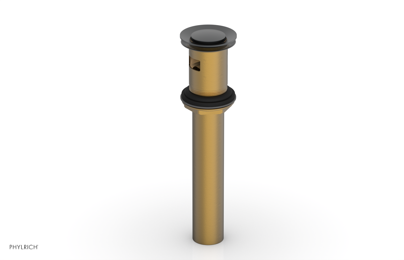 Push To Close Drain with Overflow 3-545