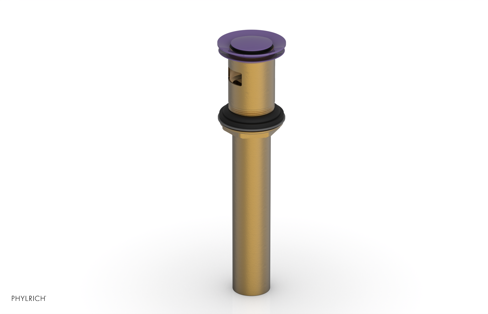 Push To Close Drain with Overflow 3-545