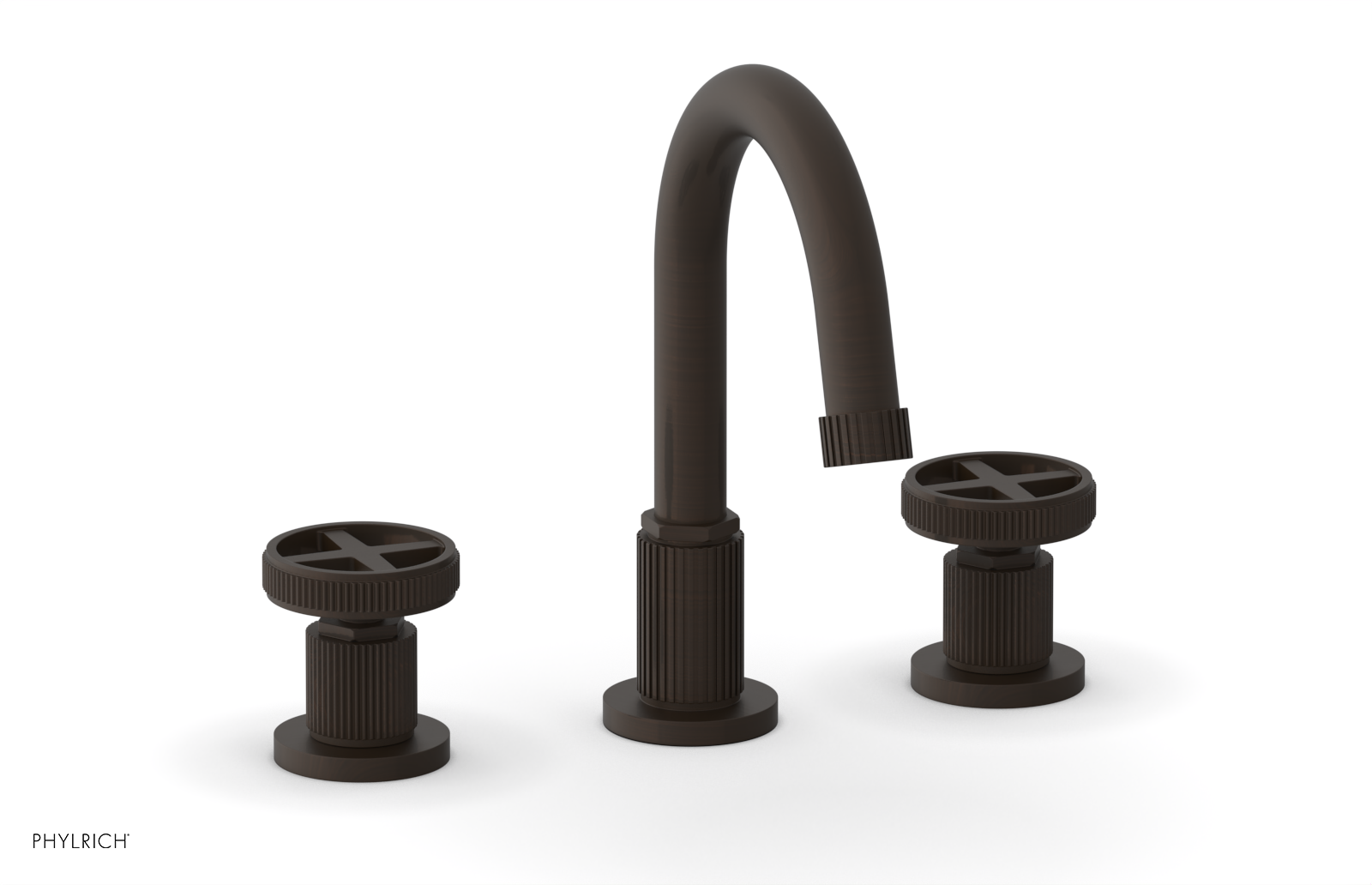 DUSTRIE Widespread Faucet - Cross Handle - Grooved 370-01