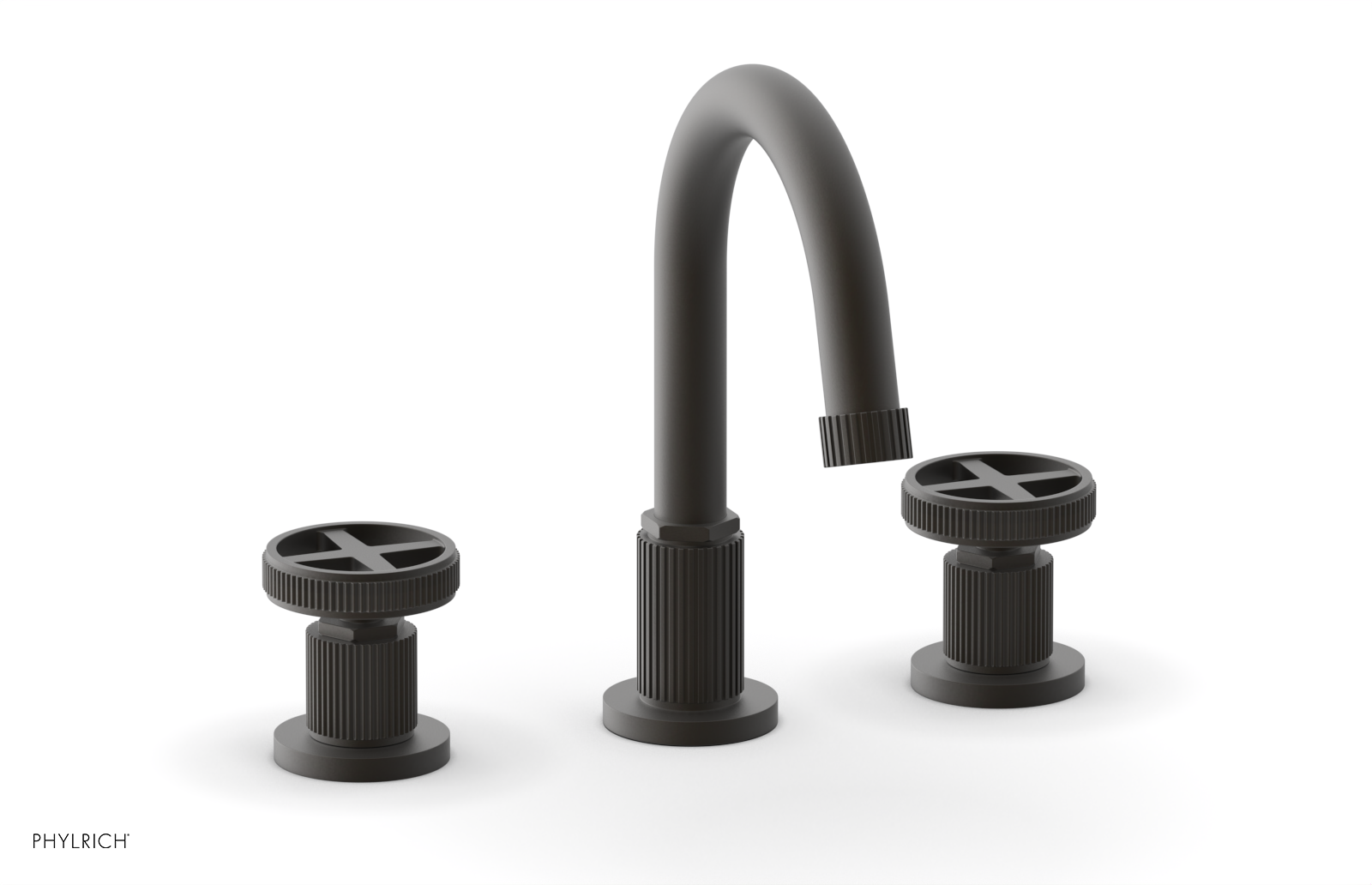 DUSTRIE Widespread Faucet - Cross Handle - Grooved 370-01