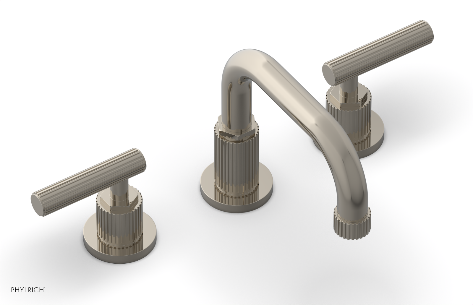 DUSTRIE Widespread Faucet - Lever Handle - Grooved 370-04