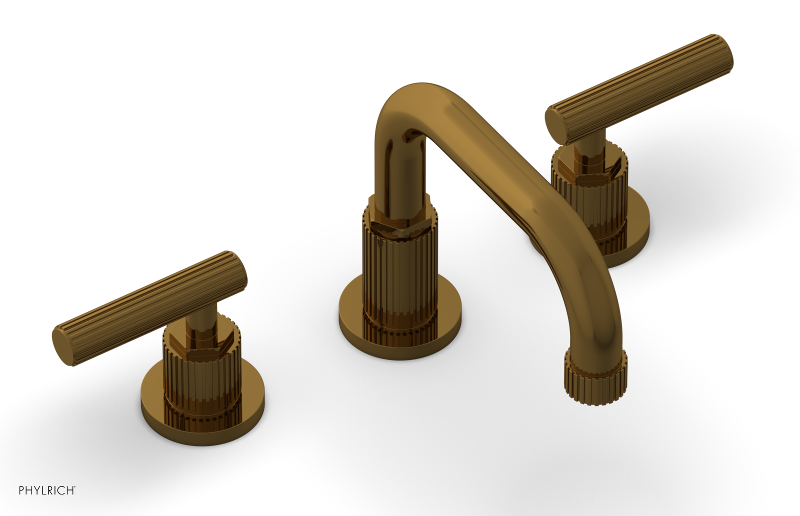 DUSTRIE Widespread Faucet - Lever Handle - Grooved 370-04