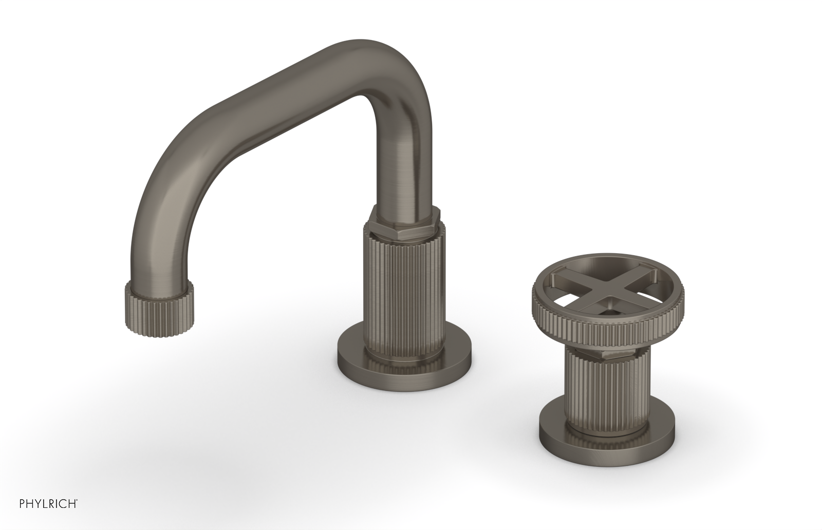 DUSTRIE Single Handle Faucet - Low Spout - Cross Handle 370-07