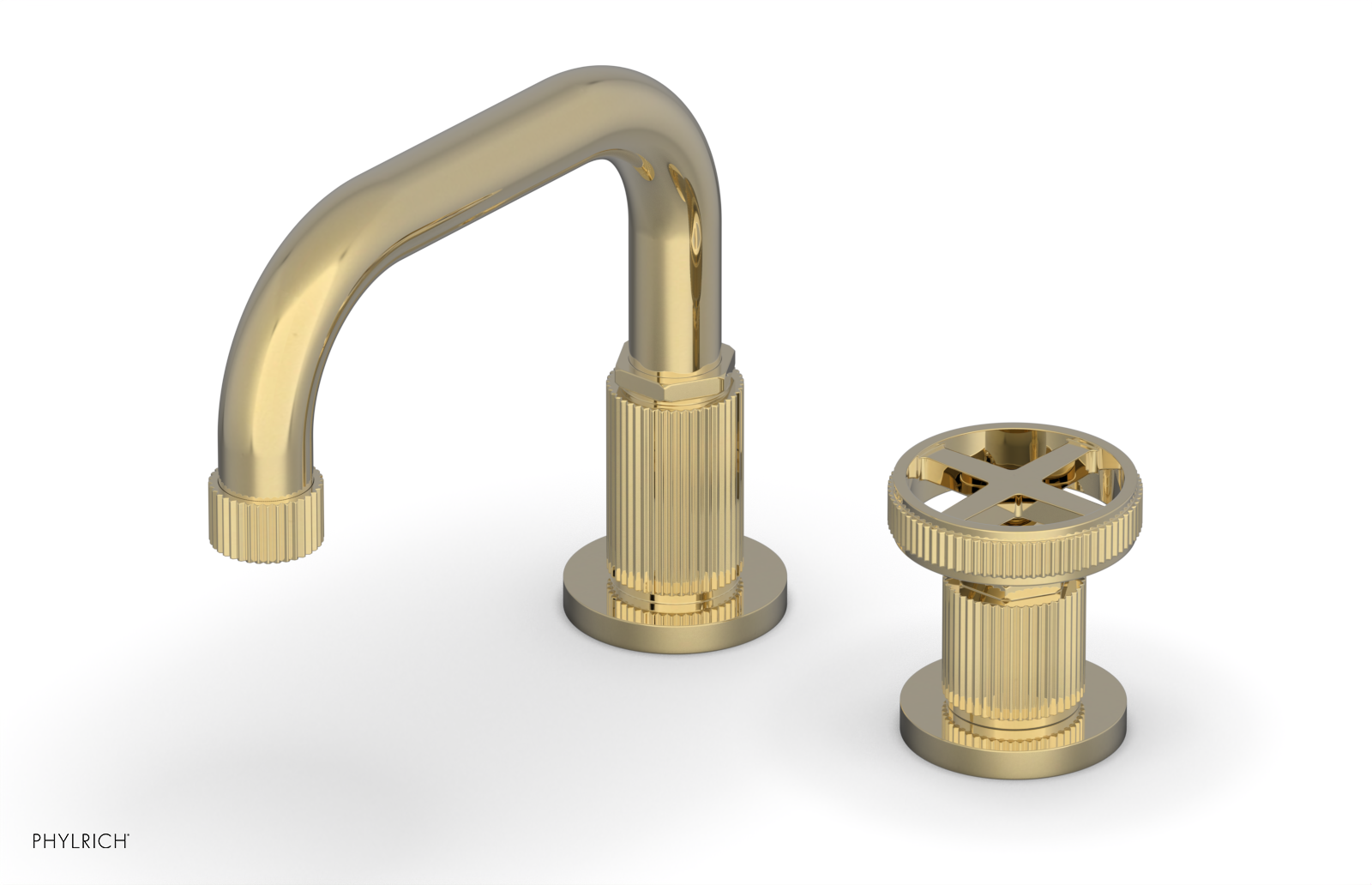 DUSTRIE Single Handle Faucet - Low Spout - Cross Handle 370-07