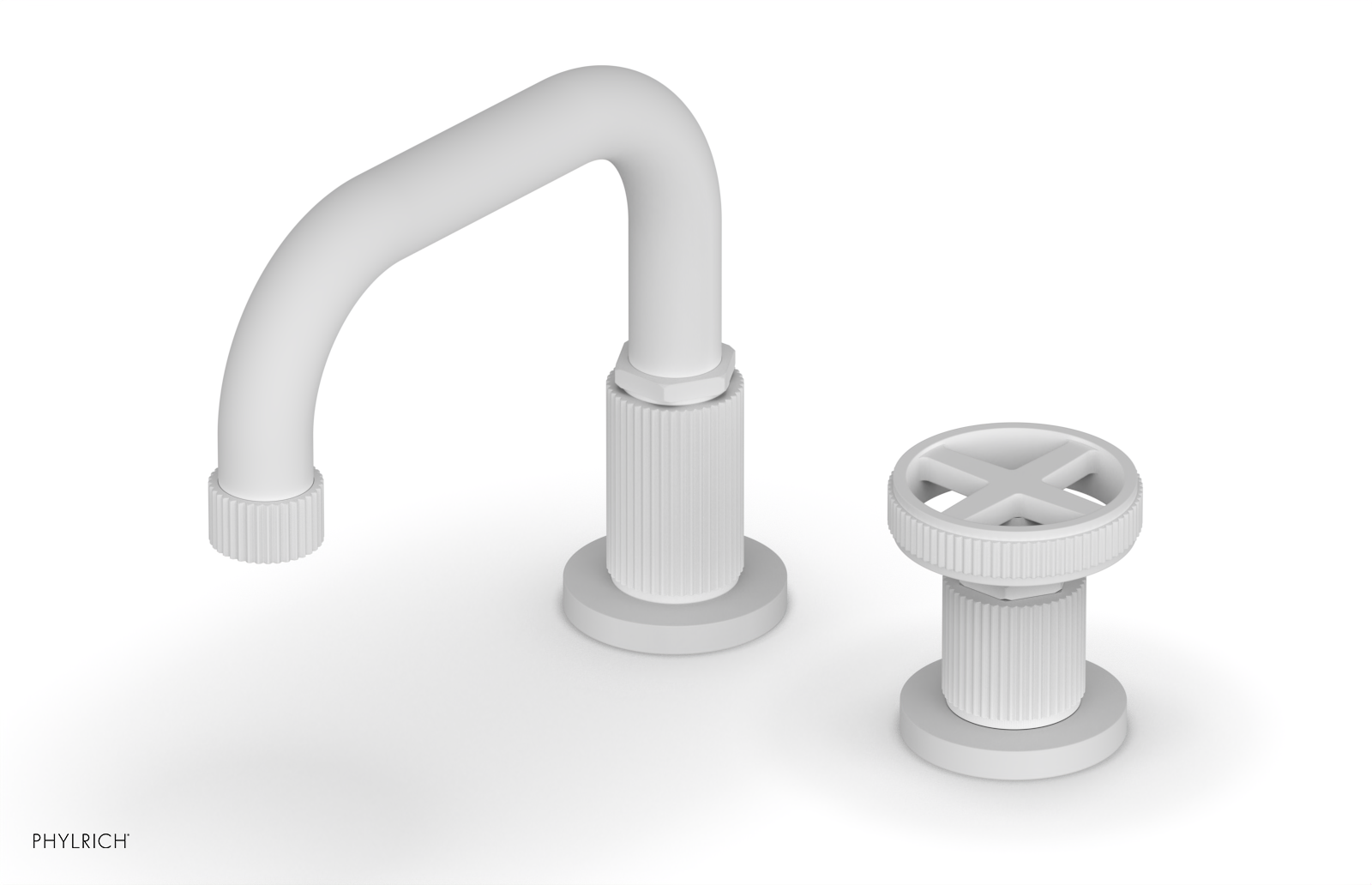 DUSTRIE Single Handle Faucet - Low Spout - Cross Handle 370-07