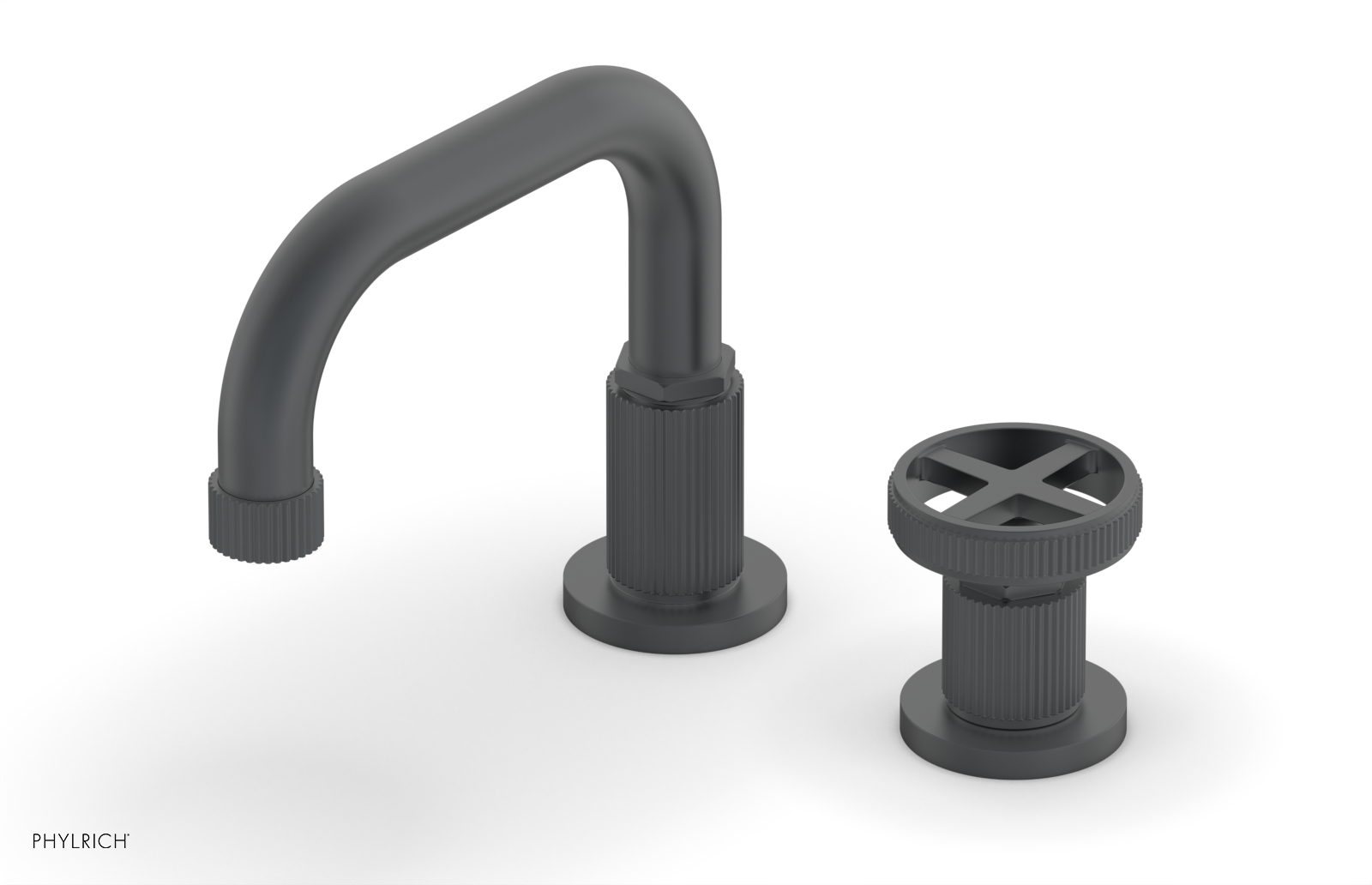 DUSTRIE Single Handle Faucet - Low Spout - Cross Handle 370-07