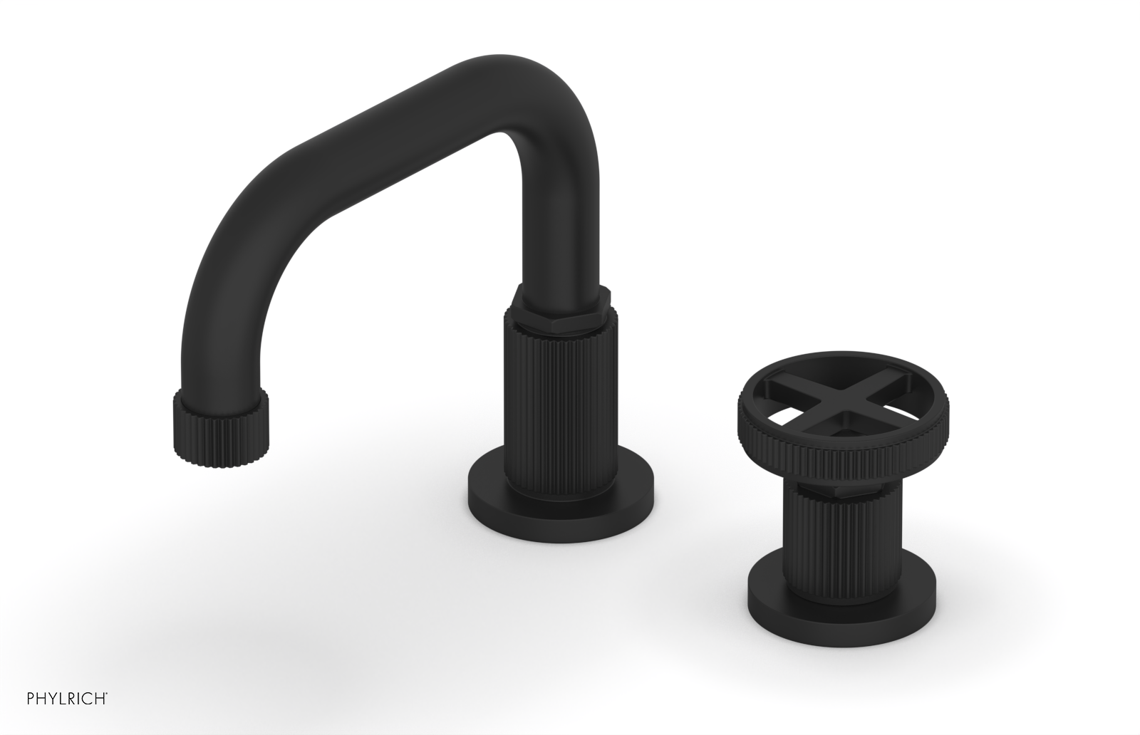 DUSTRIE Single Handle Faucet - Low Spout - Cross Handle 370-07