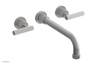 DUSTRIE - Wall Tub Set - 10" Spout - Lever Handles - Grooved 370-57-10