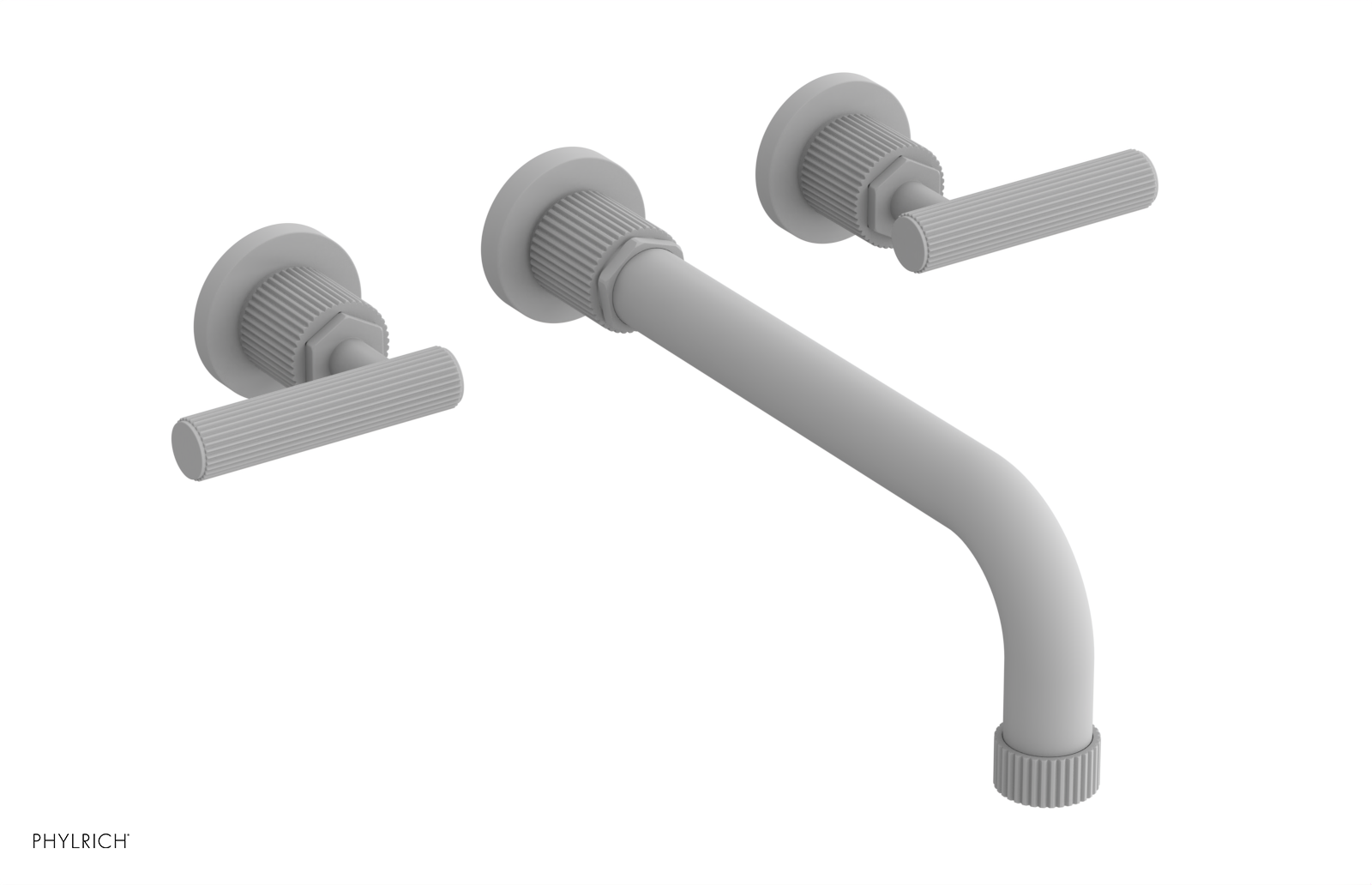 DUSTRIE - Wall Tub Set - 10" Spout - Lever Handles - Grooved 370-57-10