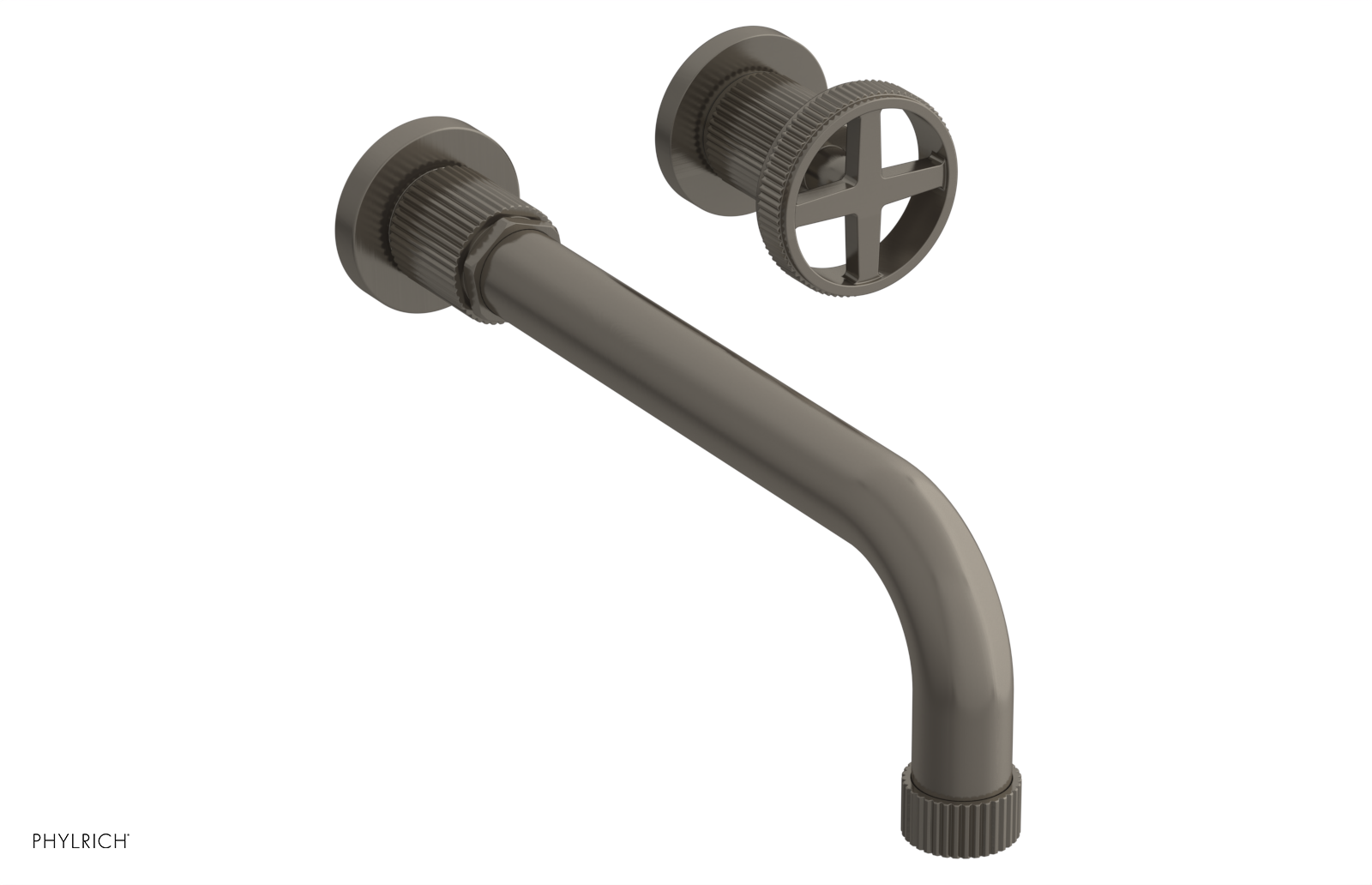 DUSTRIE Single Handle Wall Lavatory Set - 10" Spout - Grooved 370-15-10