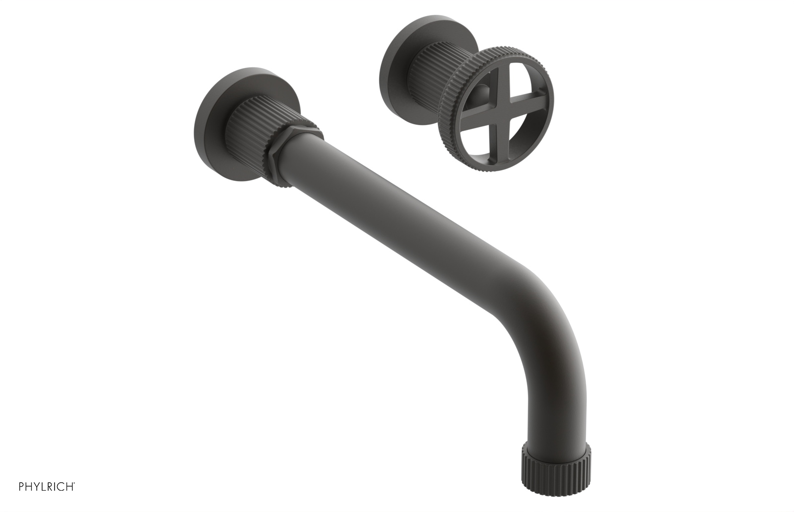 DUSTRIE Single Handle Wall Lavatory Set - 10" Spout - Grooved 370-15-10