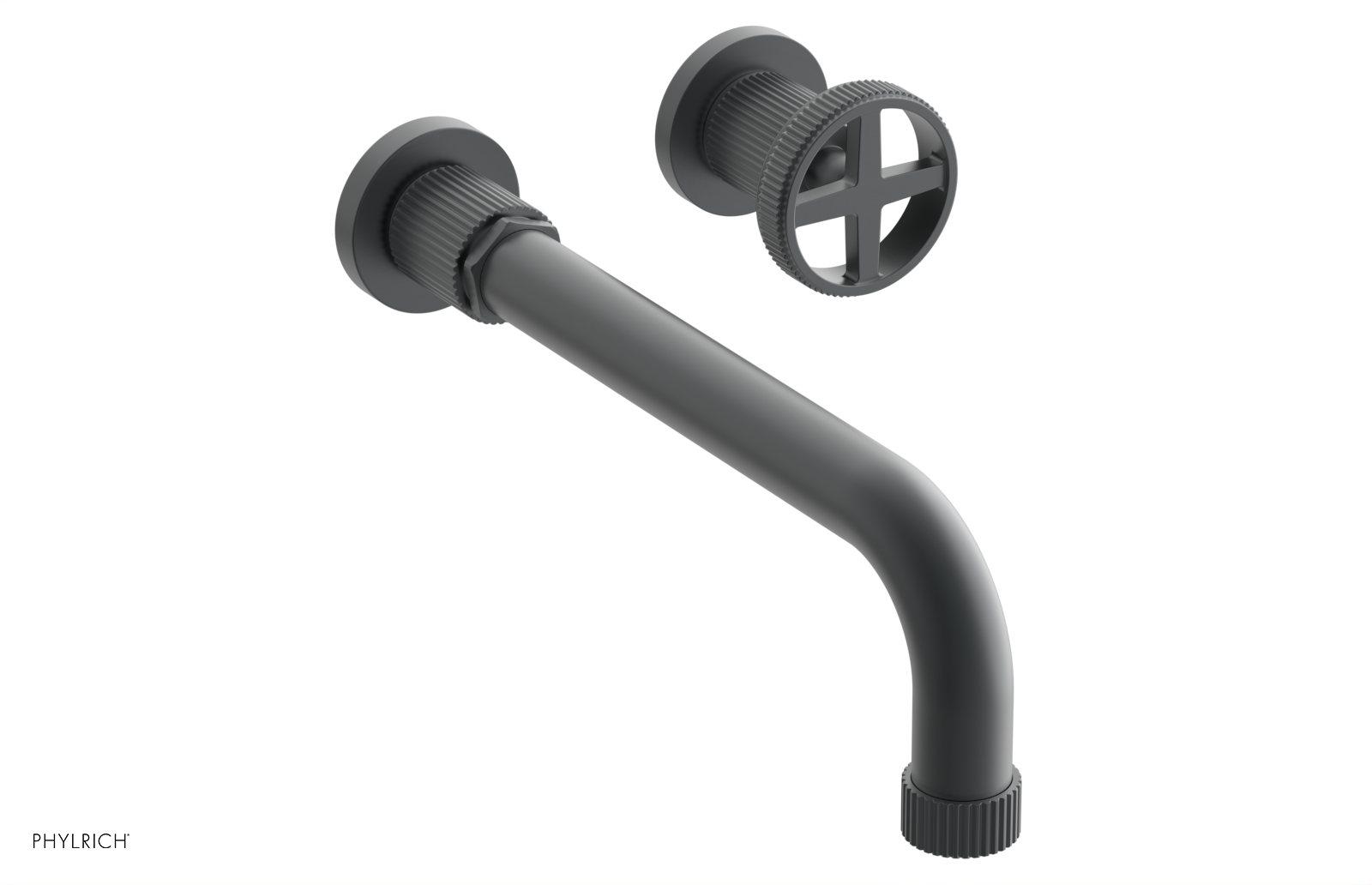 DUSTRIE Single Handle Wall Lavatory Set - 10" Spout - Grooved 370-15-10