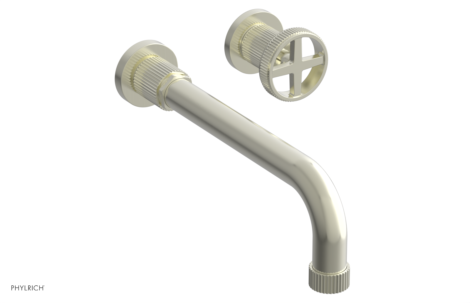 DUSTRIE Single Handle Wall Lavatory Set - 10" Spout - Grooved 370-15-10