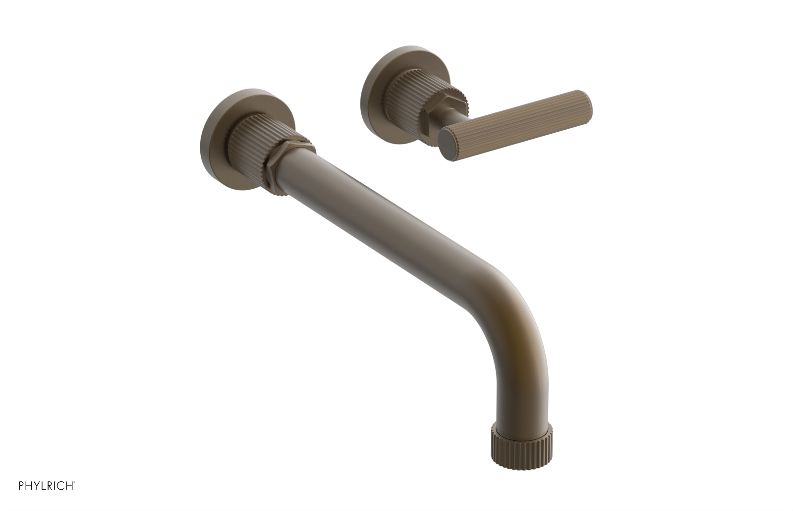 DUSTRIE Single Handle Wall Lavatory Set - 10" Spout - Grooved 370-16-10