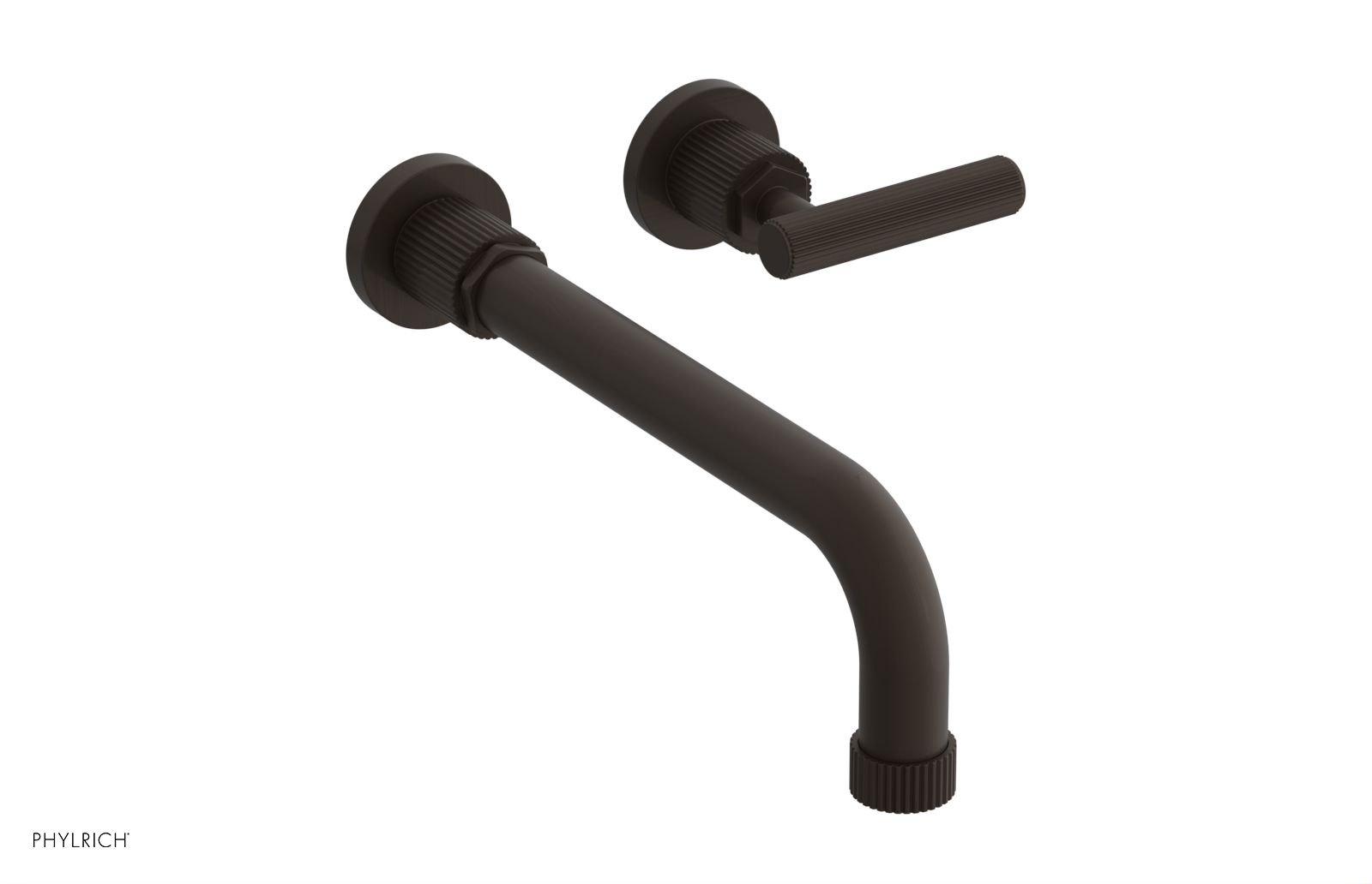 DUSTRIE Single Handle Wall Lavatory Set - 10" Spout - Grooved 370-16-10