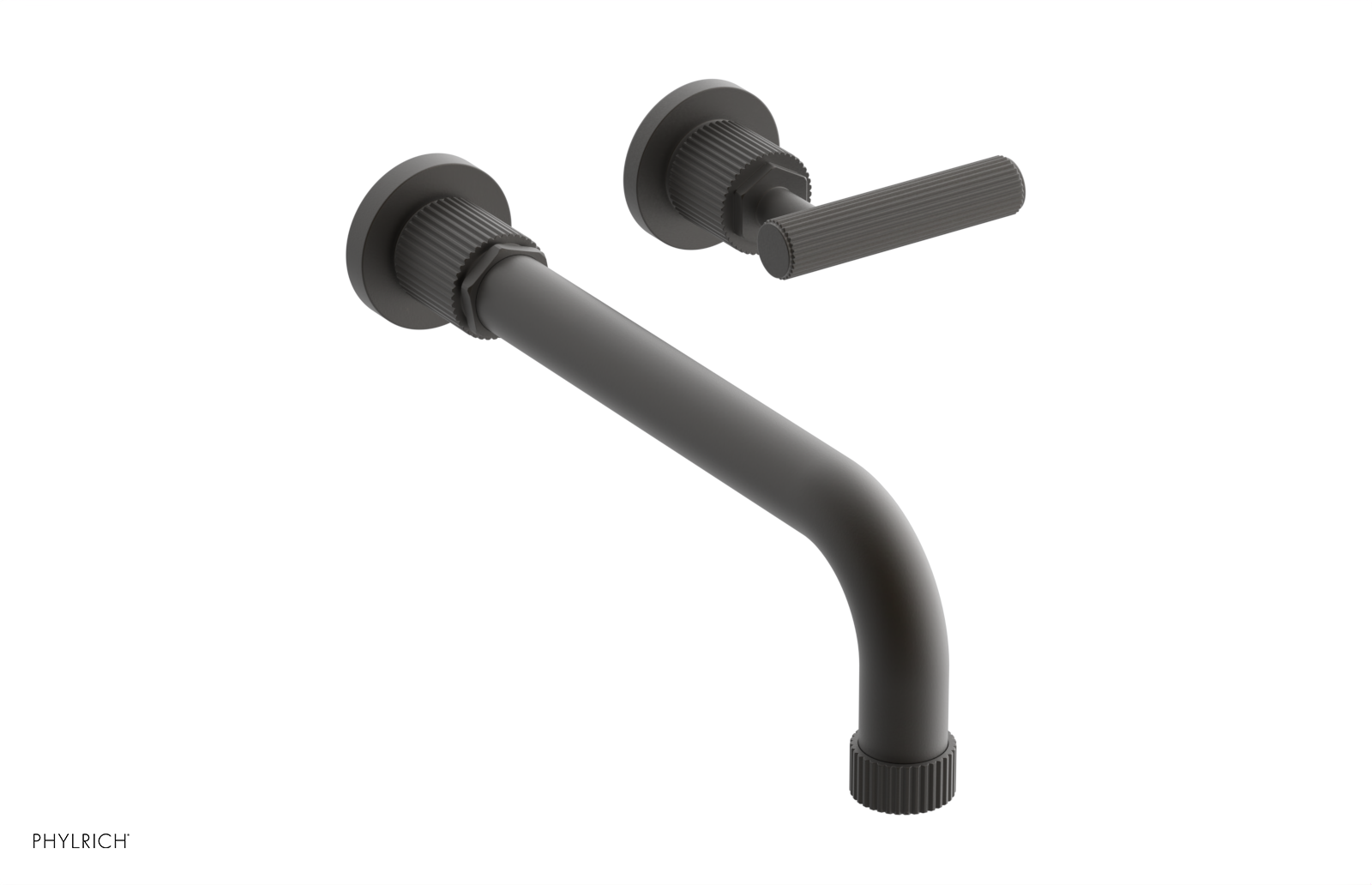 DUSTRIE Single Handle Wall Lavatory Set - 10" Spout - Grooved 370-16-10