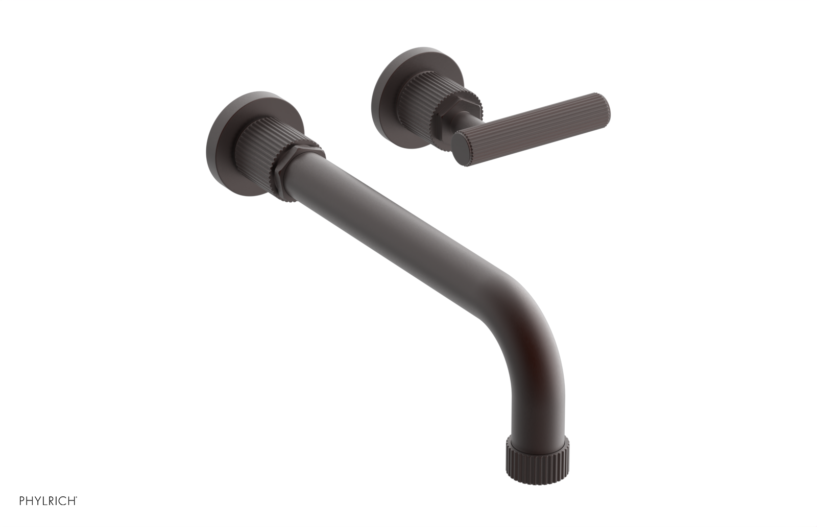 DUSTRIE Single Handle Wall Lavatory Set - 10" Spout - Grooved 370-16-10