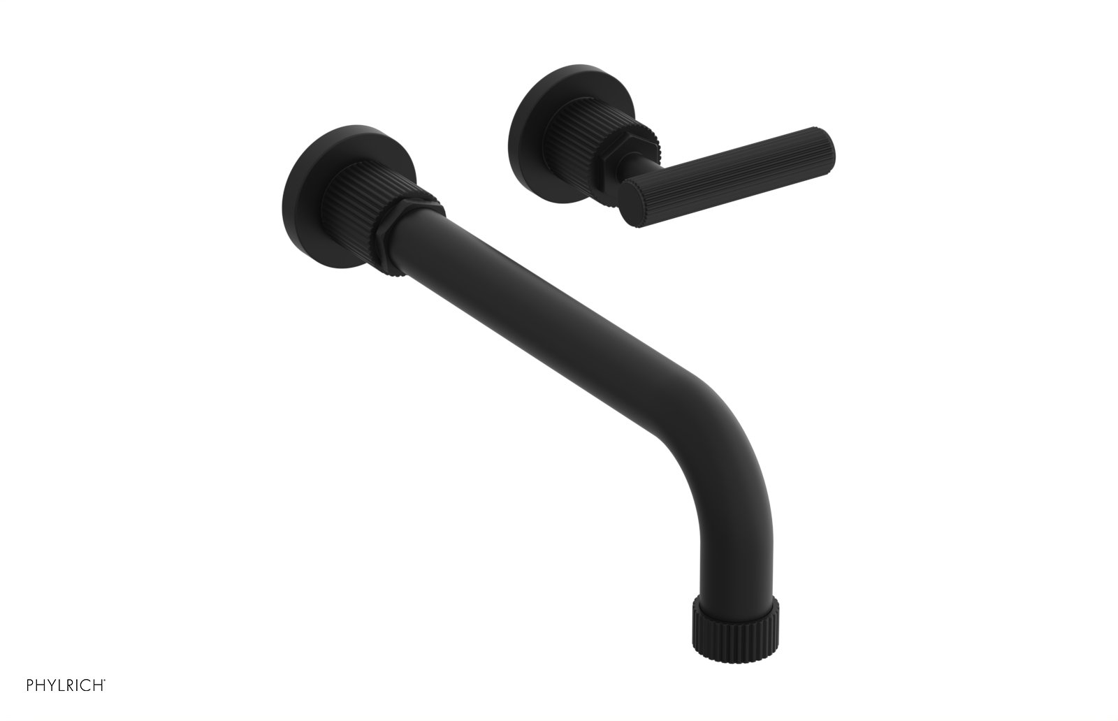 DUSTRIE Single Handle Wall Lavatory Set - 10" Spout - Grooved 370-16-10