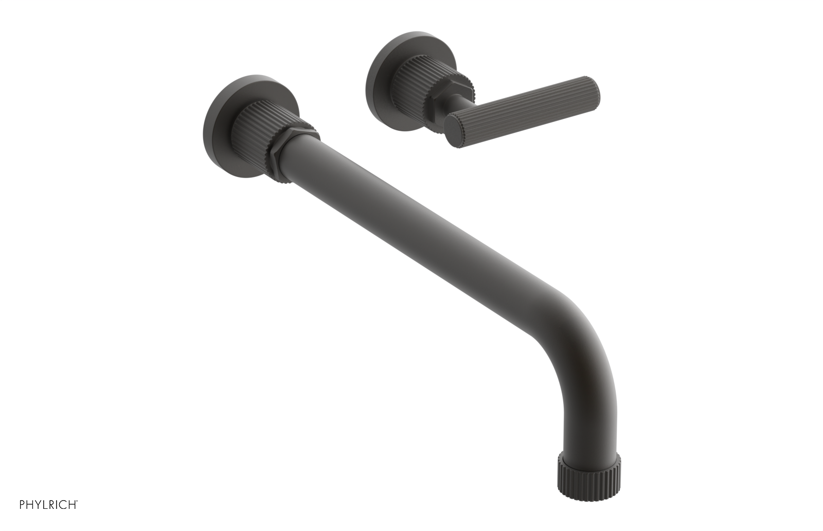 DUSTRIE Single Handle Wall Lavatory Set - 12" Spout - Grooved 370-16-12