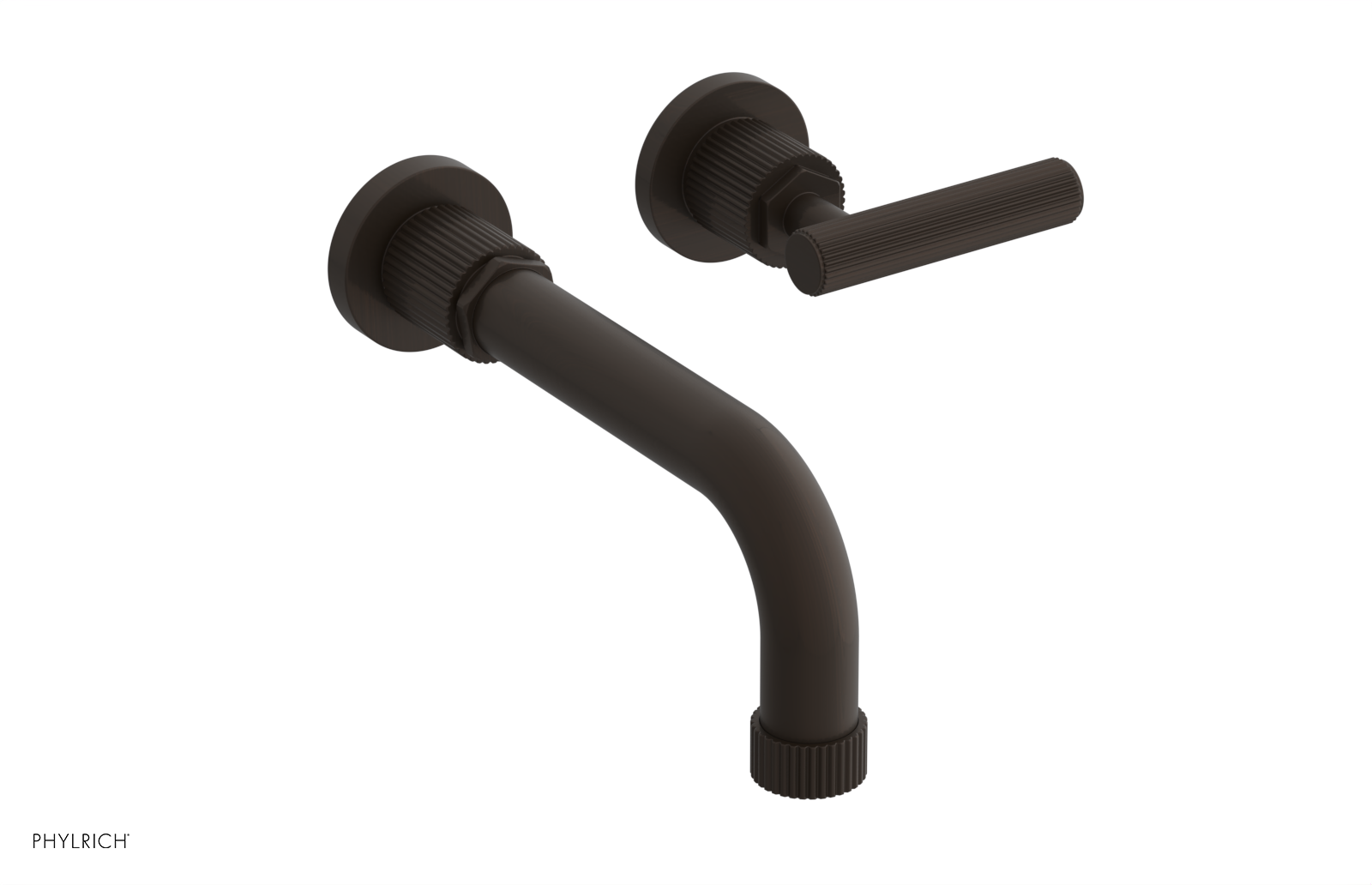 DUSTRIE Single Handle Wall Lavatory Set - 7 5/8" Spout - Grooved 370-16