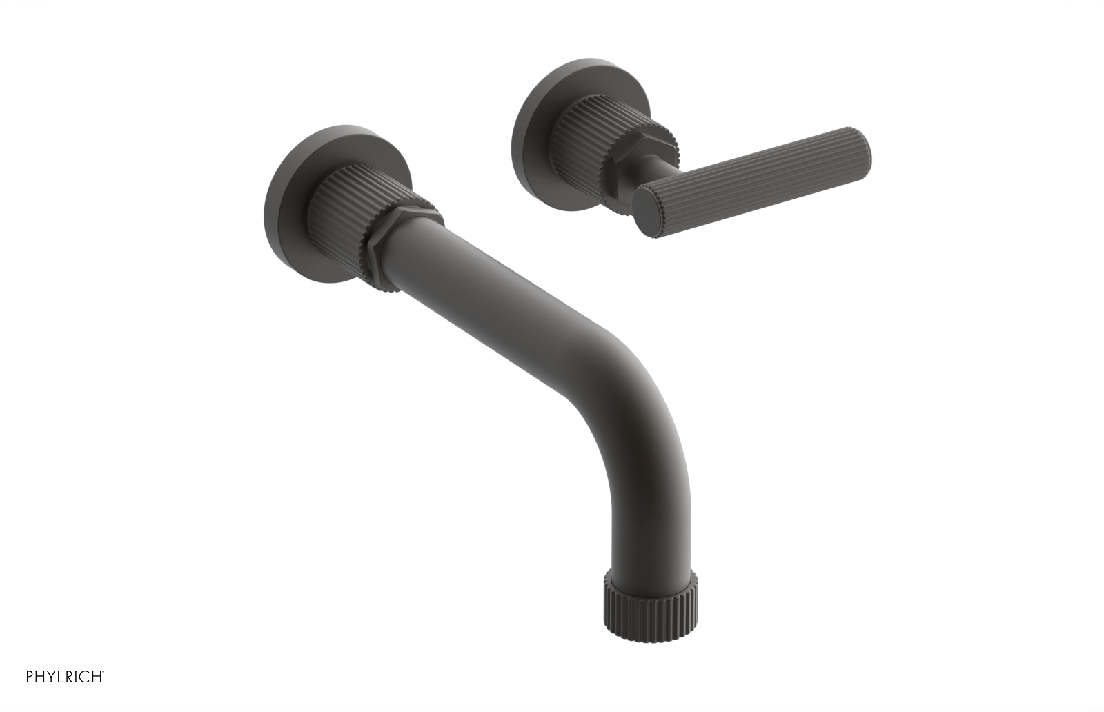 DUSTRIE Single Handle Wall Lavatory Set - 7 5/8" Spout - Grooved 370-16