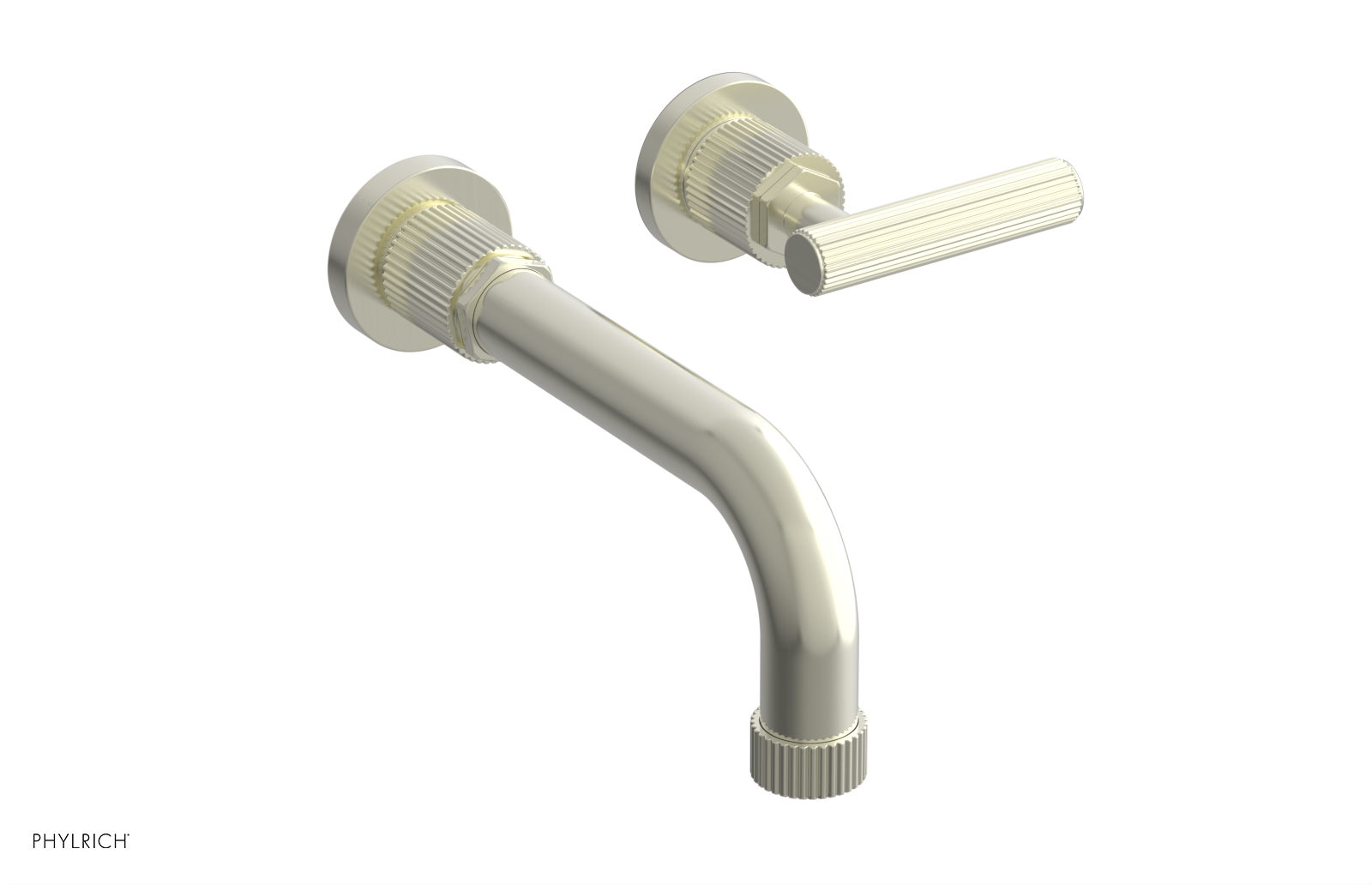 DUSTRIE Single Handle Wall Lavatory Set - 7 5/8" Spout - Grooved 370-16