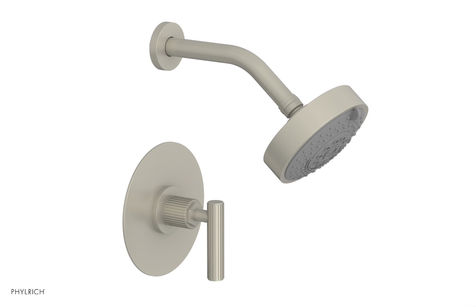 DUSTRIE - Pressure Balance Shower Set - Lever Handle - Grooved 370-22