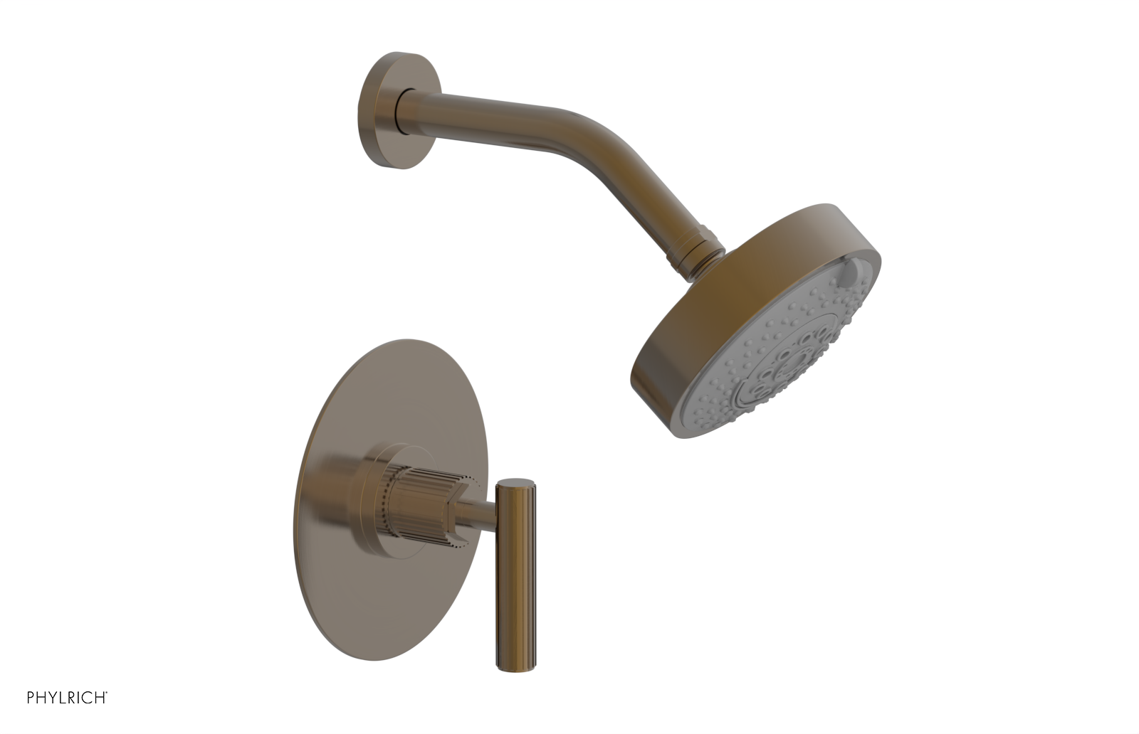 DUSTRIE - Pressure Balance Shower Set - Lever Handle - Grooved 370-22